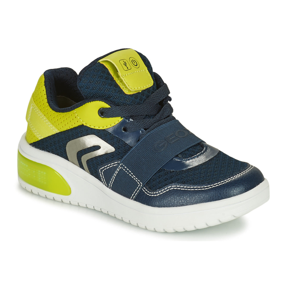 Scarpe bambini ragazza Geox  J XLED BOY  Blu