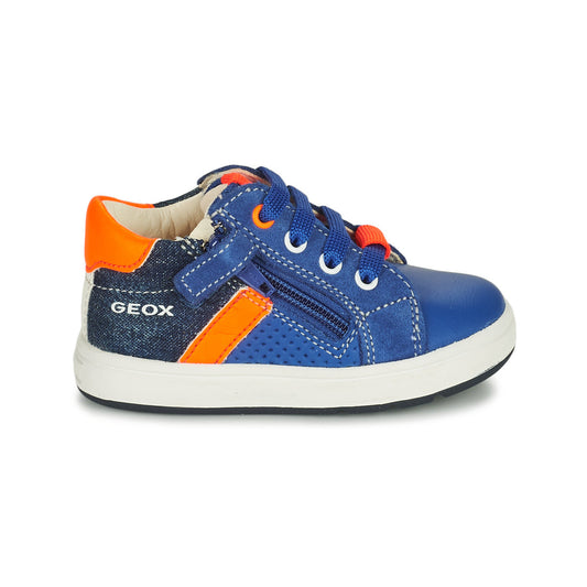 Scarpe bambini ragazzo Geox B BIGLIA B. B - NAPPA + DENIM SL Blu