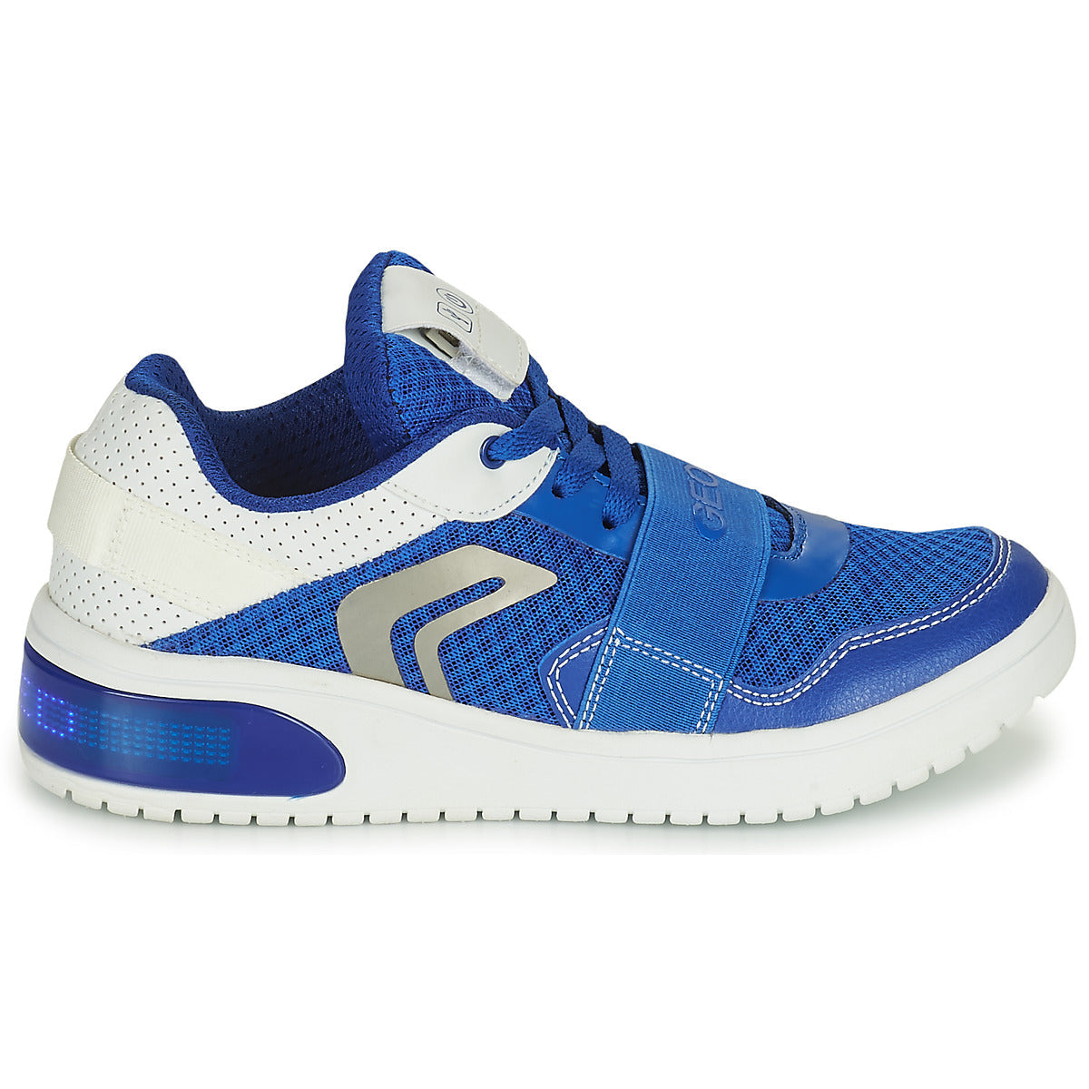 Scarpe bambini ragazzo Geox J XLED B. B - MESH + GEOBUCK Marine