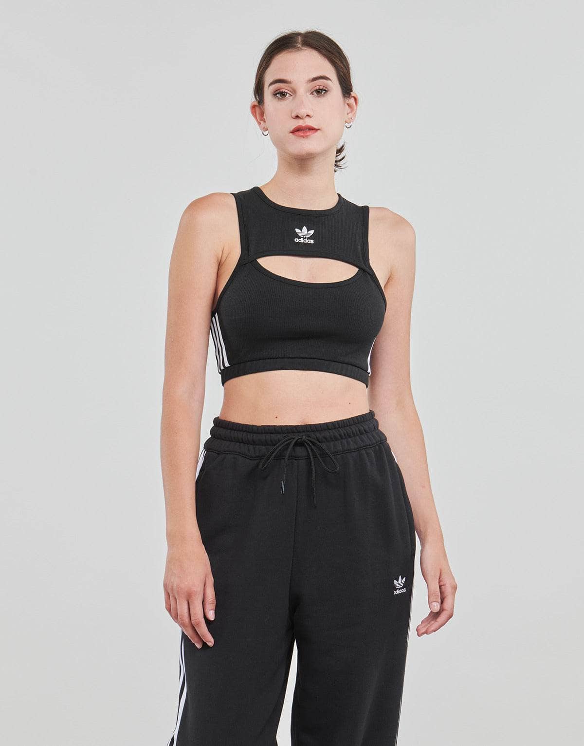 Top Donna adidas TIGHT TOP Nero