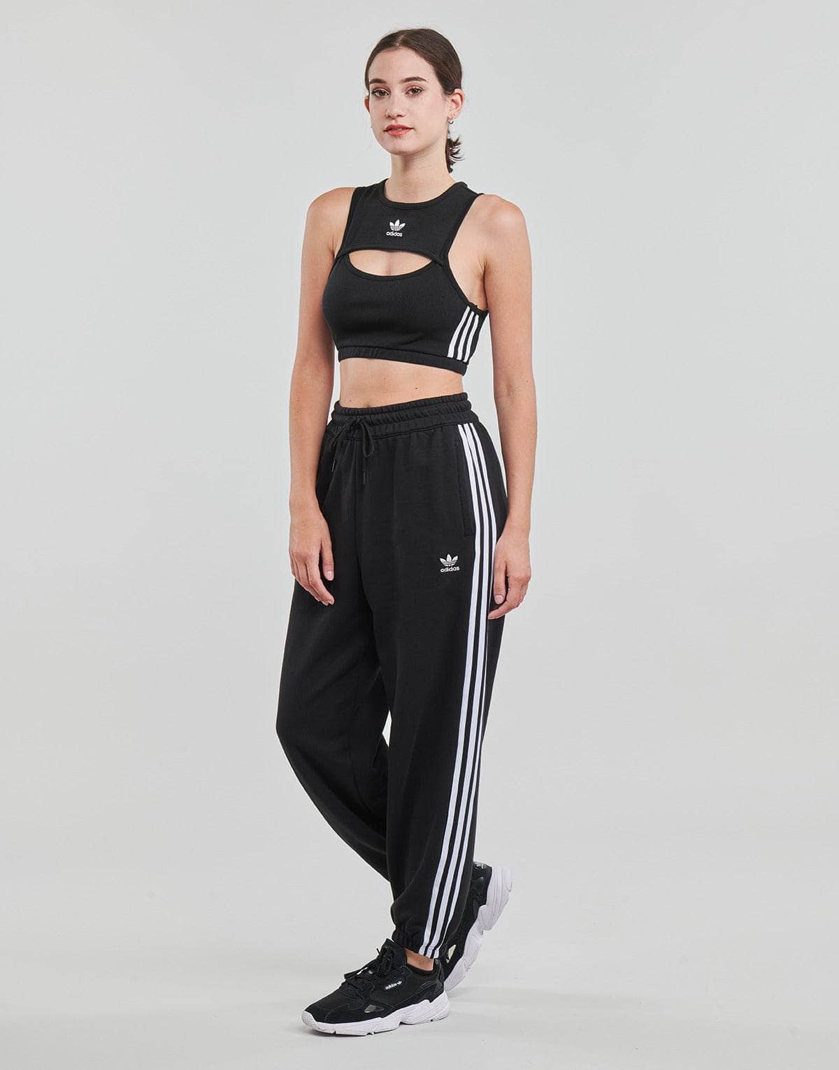 Top Donna adidas TIGHT TOP Nero