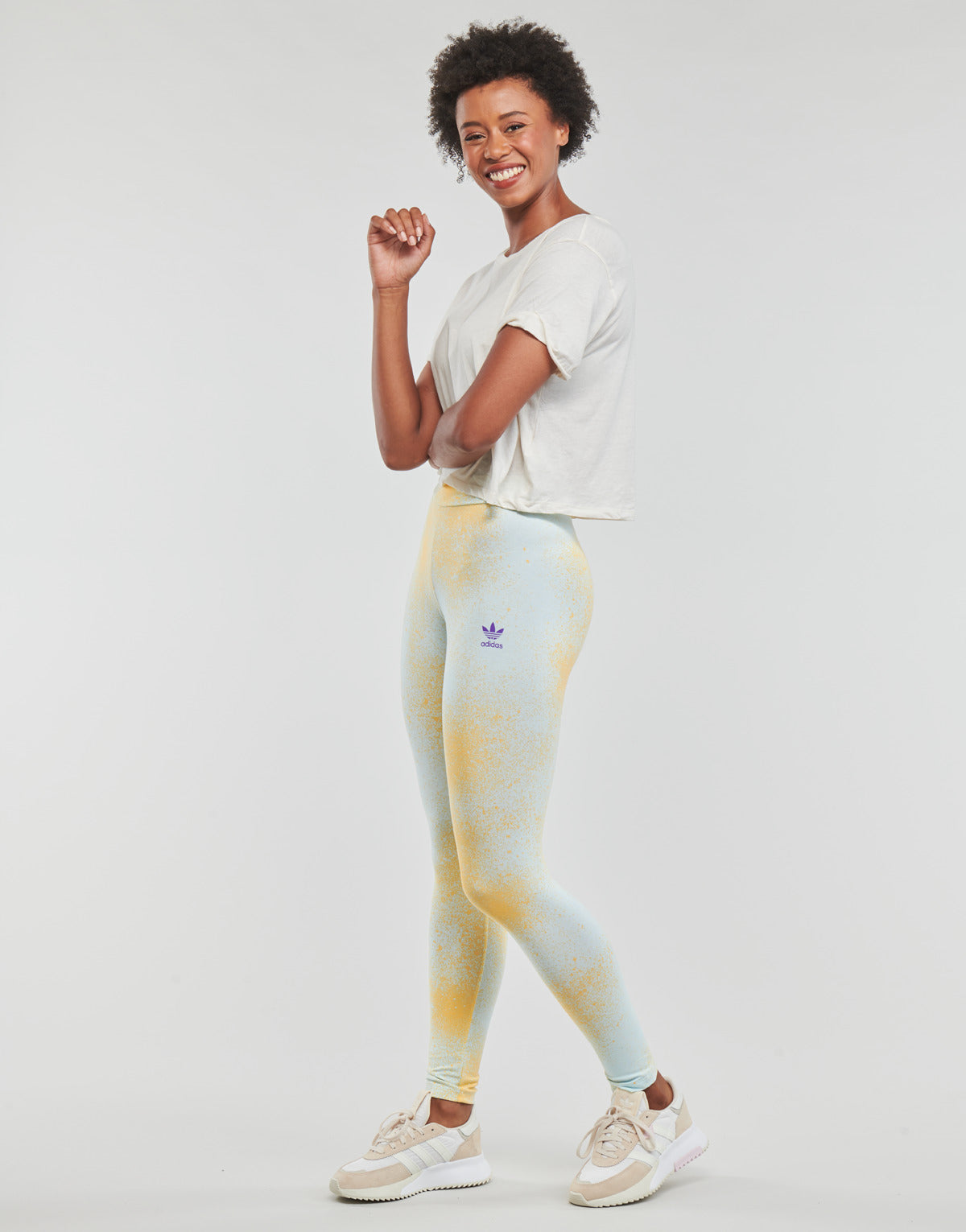 Collant Donna adidas  7/8 LEGGINGS  Multicolore