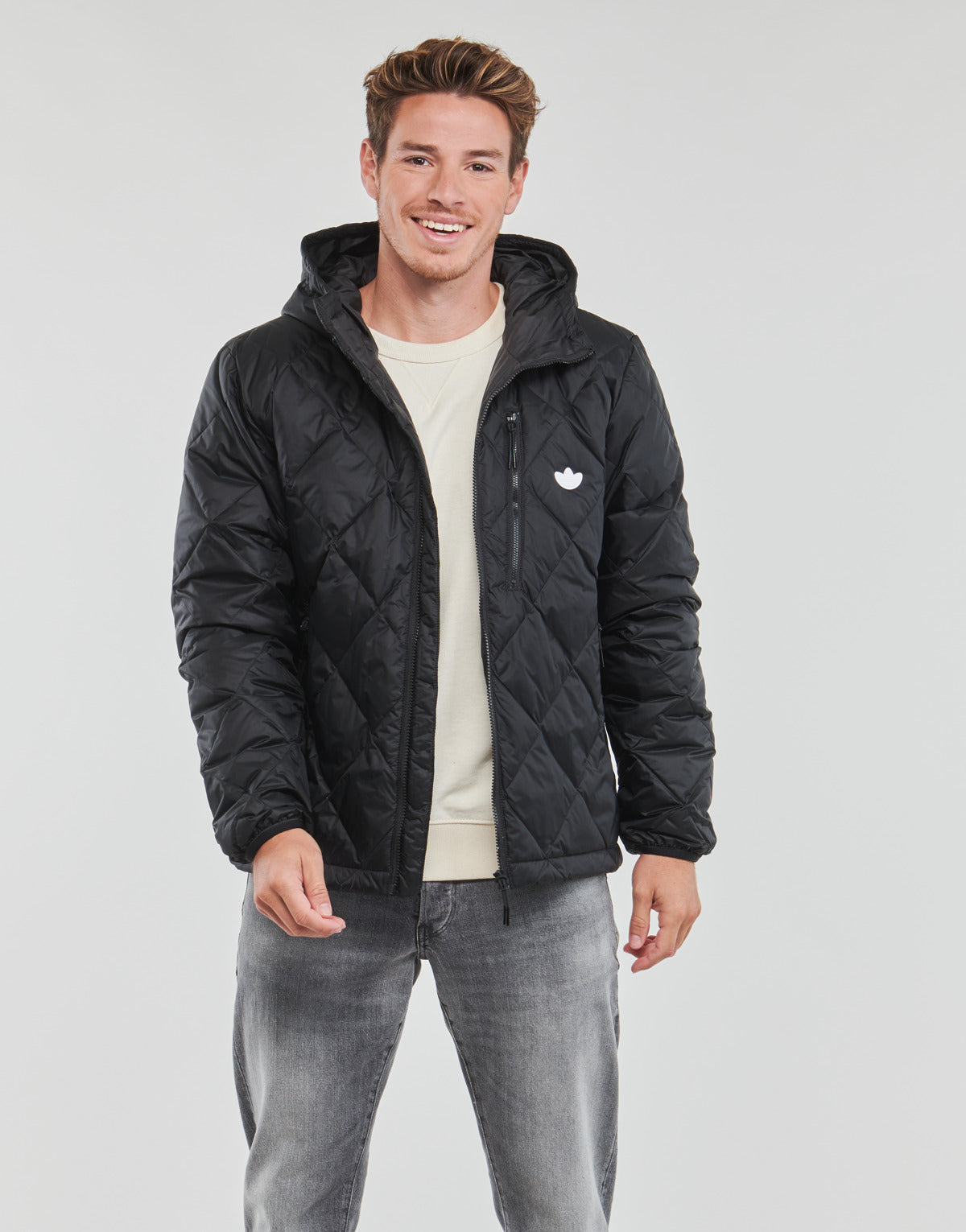 Piumino Uomo adidas DOWN QUILT PUFF Nero