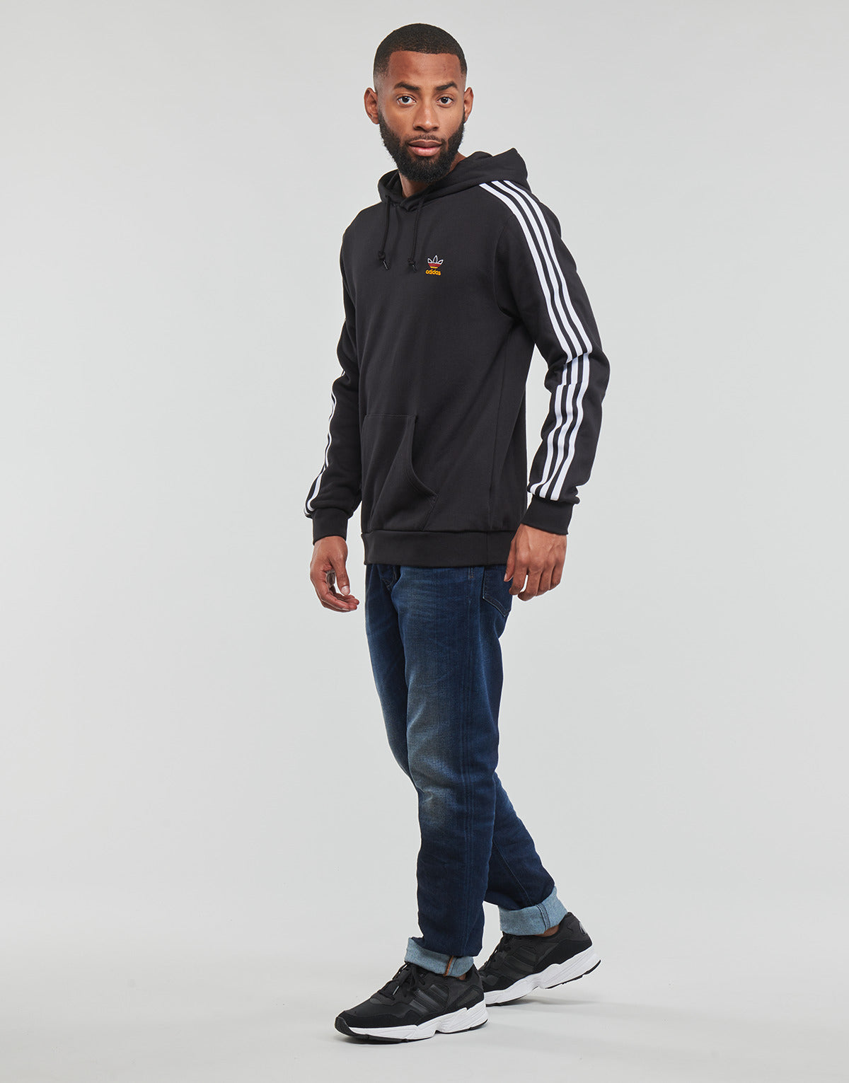 Felpa Uomo adidas FB NATIONS HDY Nero