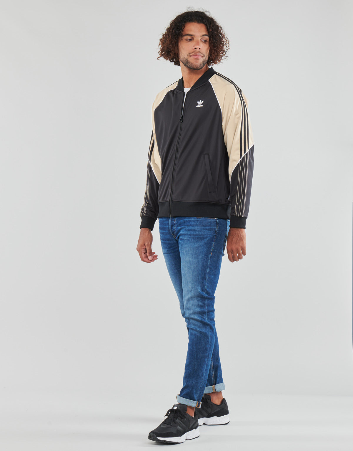 Giacca Sportiva Uomo adidas TRICOT SST TT Nero