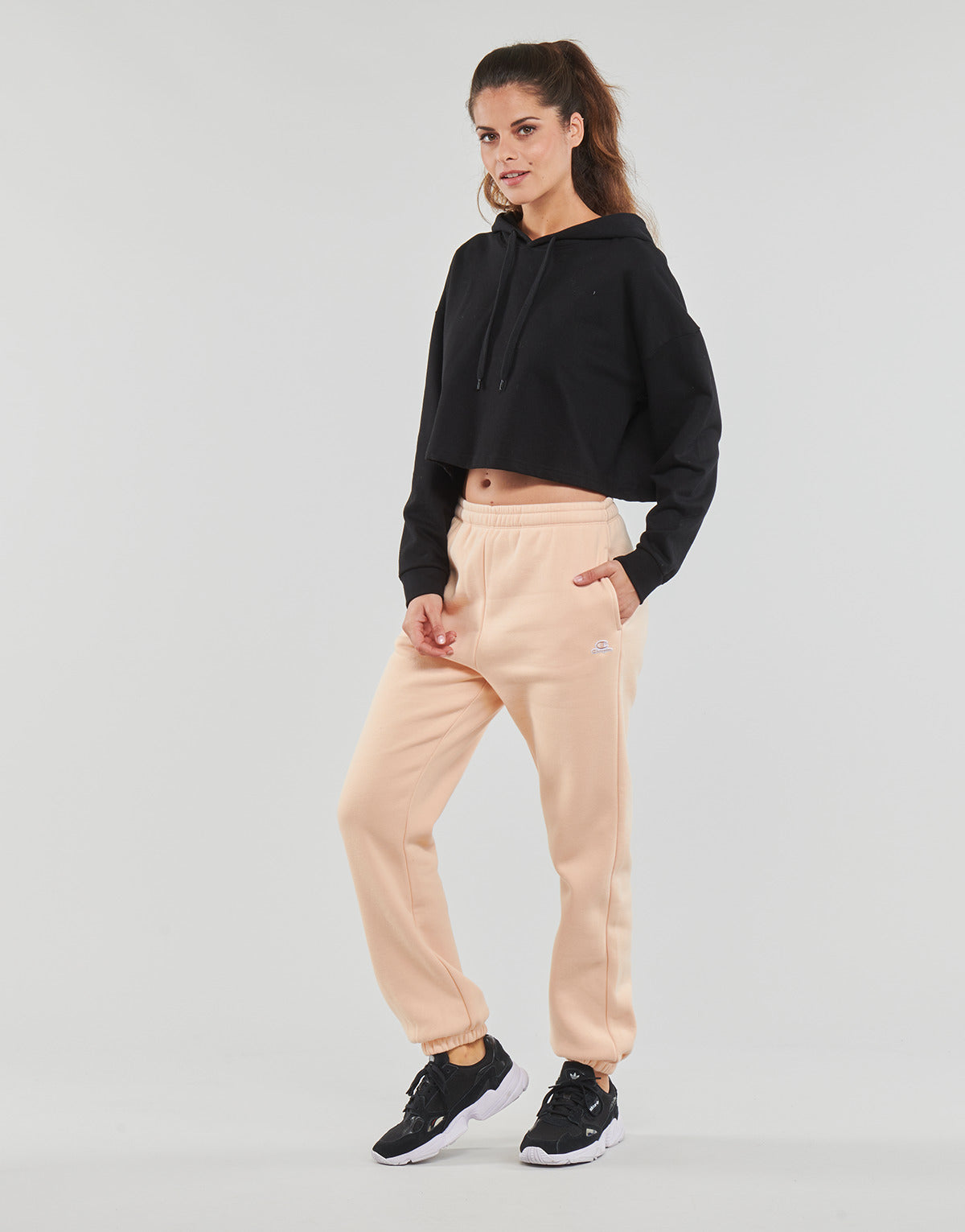 Pantaloni Sportivi Donna Champion Heavy Cotton Poly Fleece Rosa