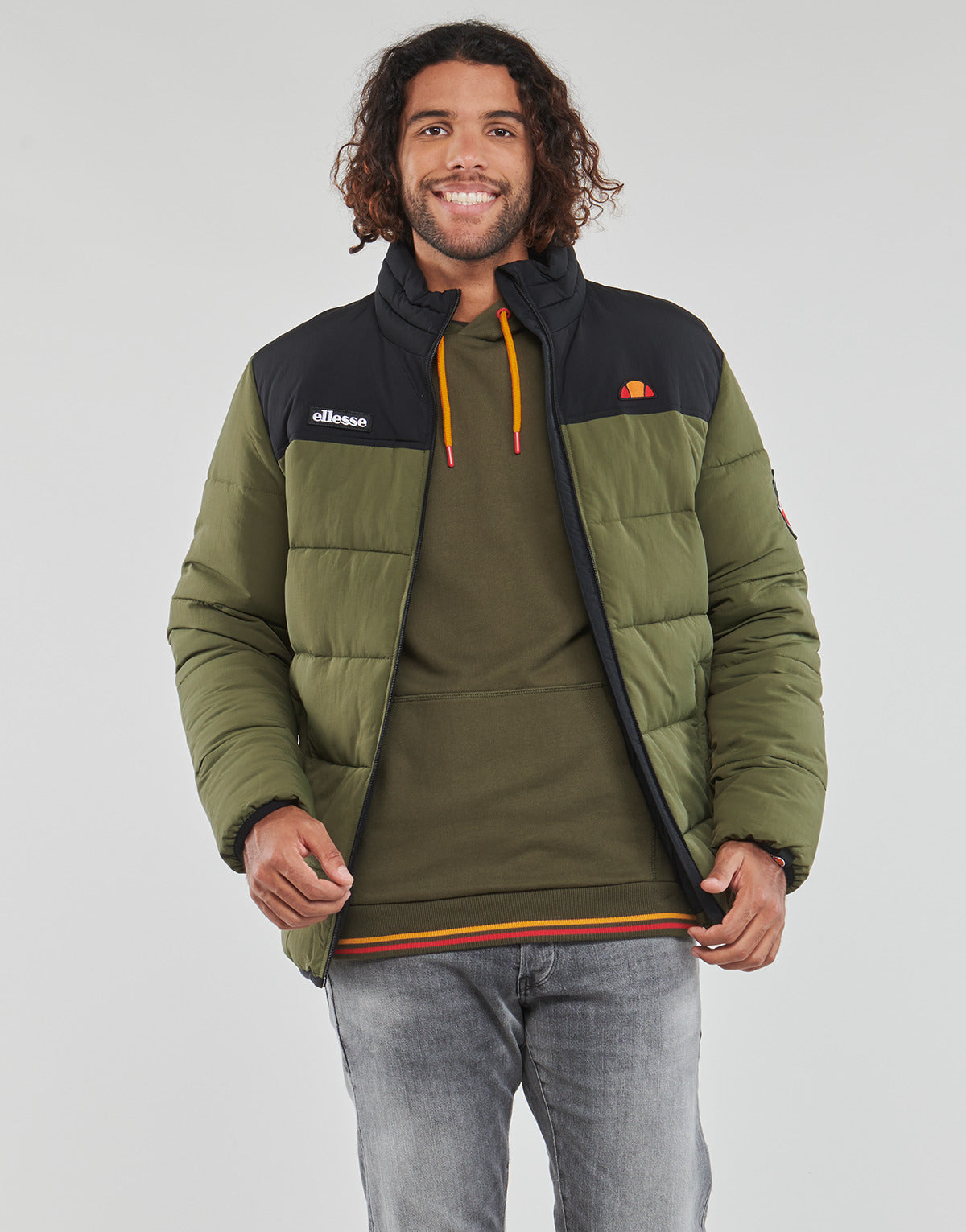 Piumino Uomo Ellesse NEBULA JACKET Kaki