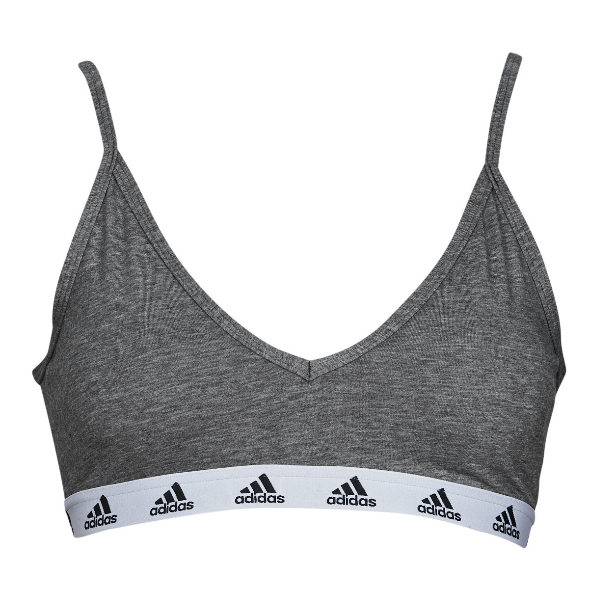 Reggiseno sportivo Donna adidas PUREB LS BRA Grigio