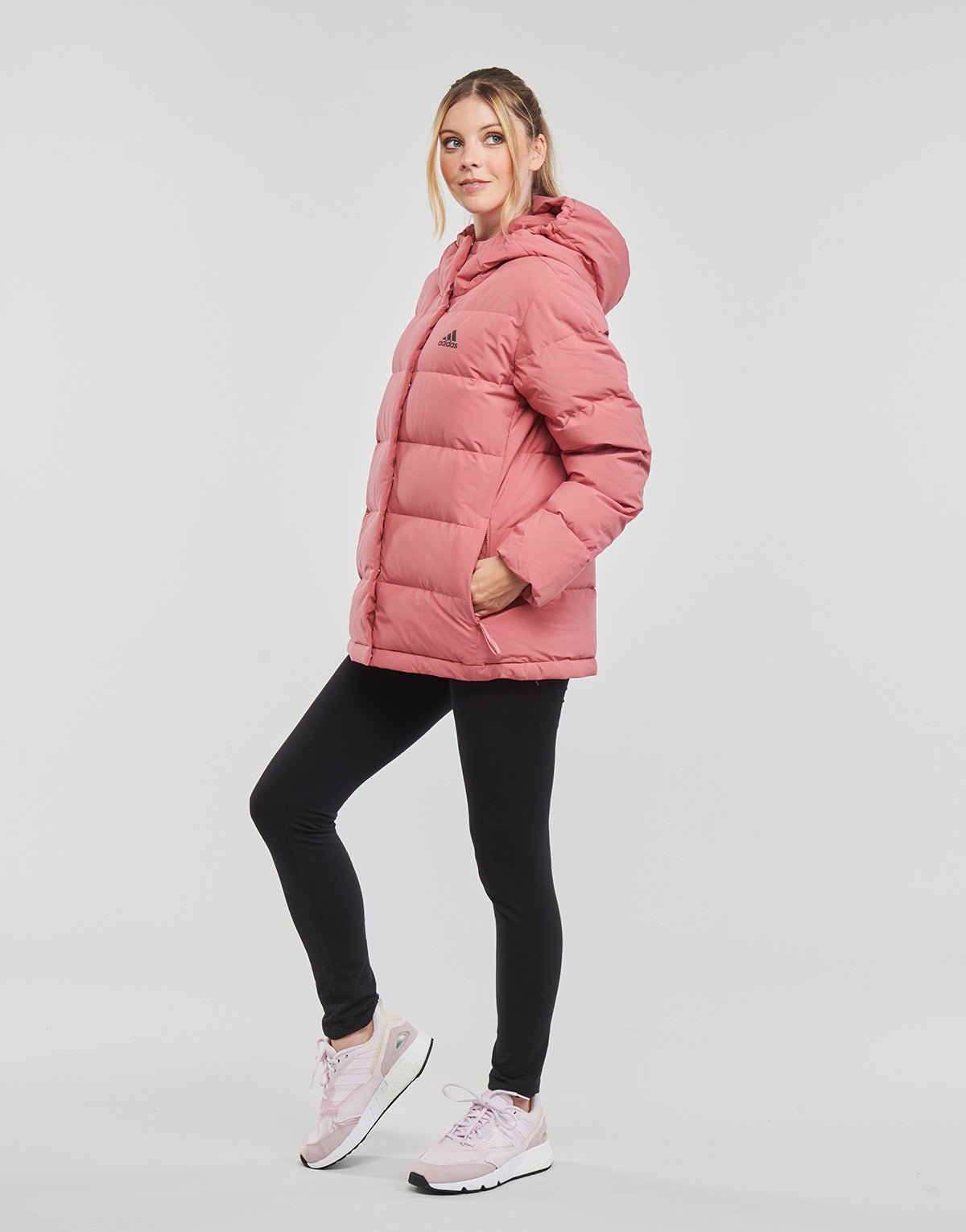 Piumino Donna adidas W HELIONIC HO J Rosa