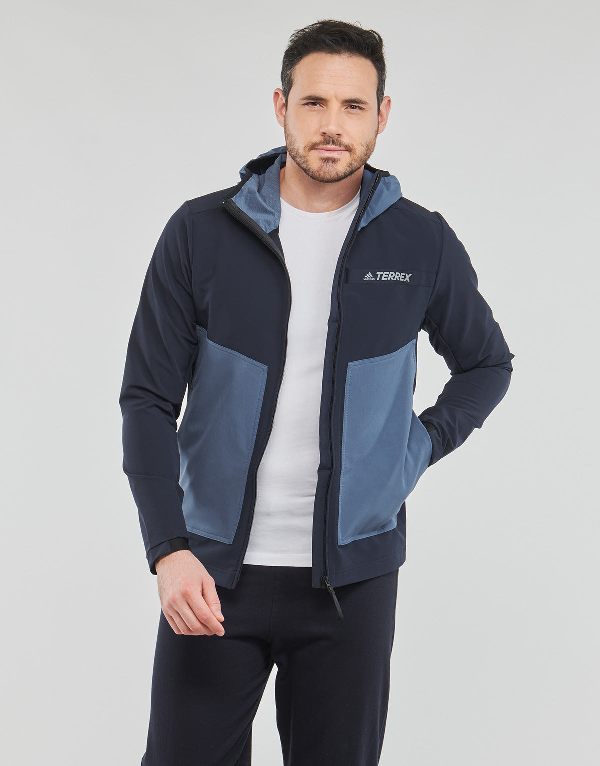 Giubbotto Uomo adidas MT Softshel Jkt Marine
