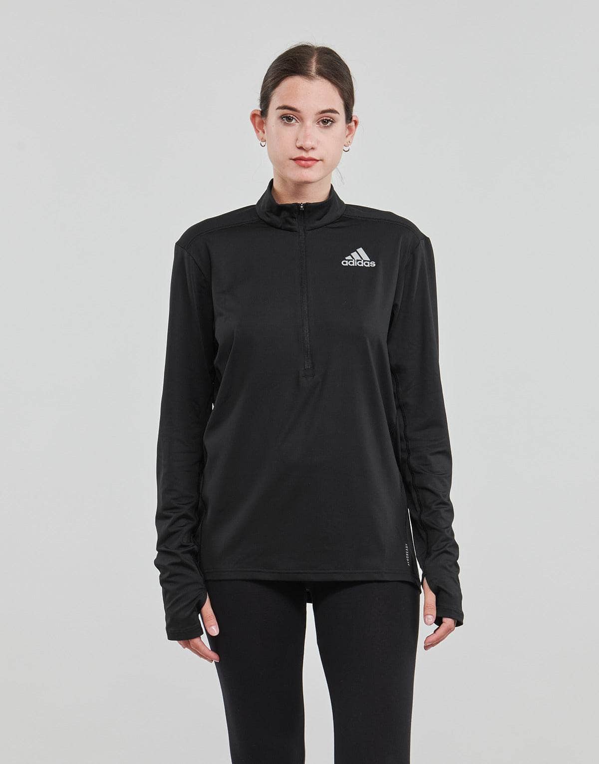 T-shirts a maniche lunghe Uomo adidas OTR 1/2 ZIP M Nero