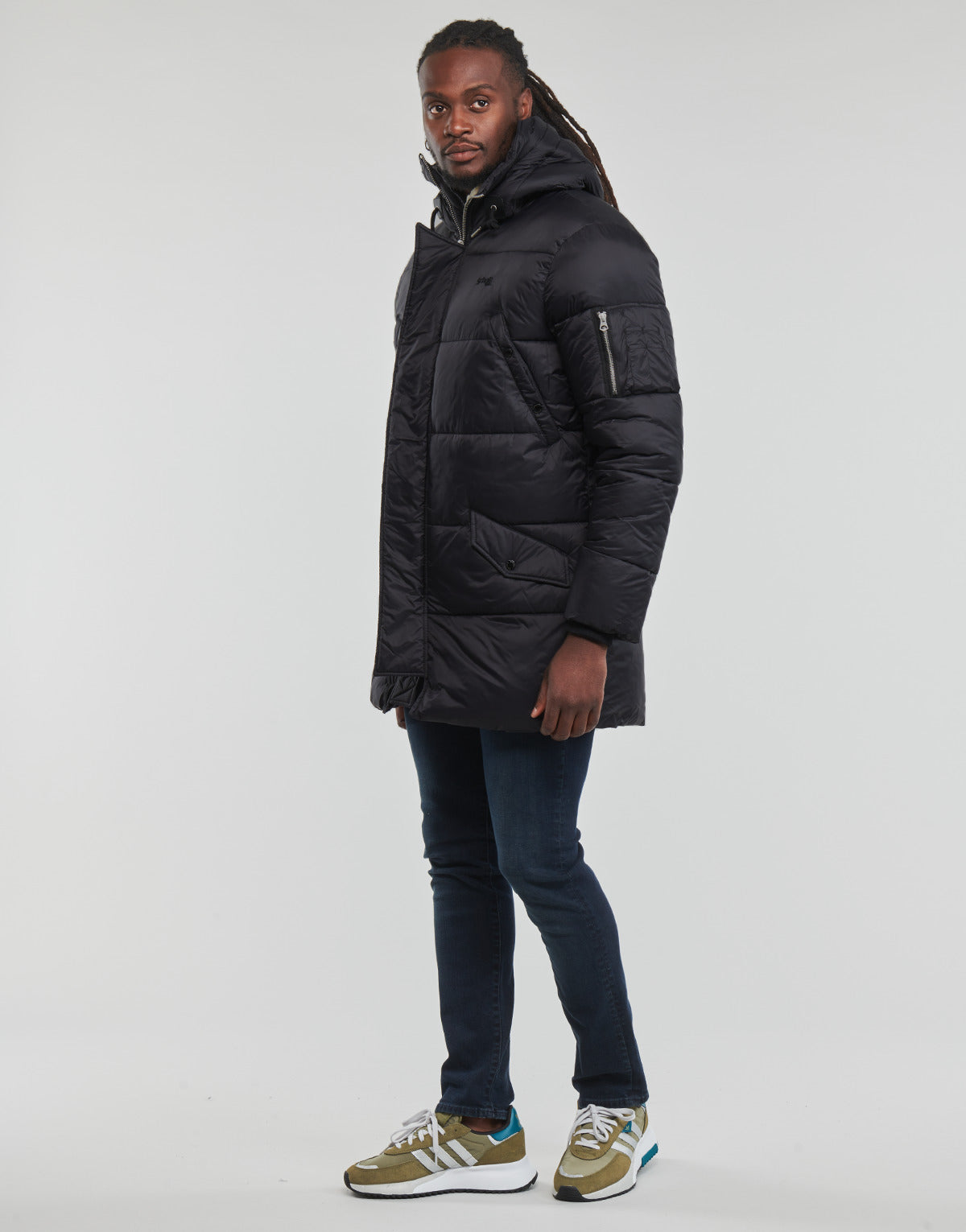 Piumino Uomo Schott US SNORK-RS Nero