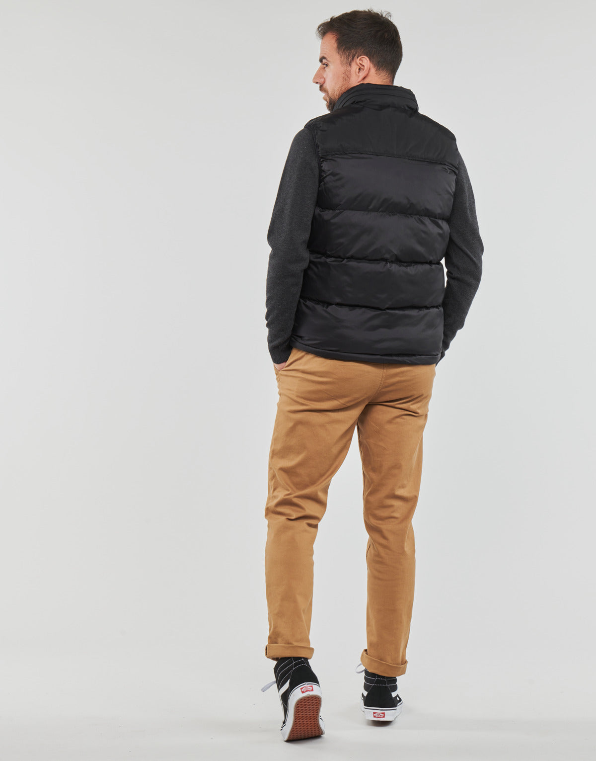 Piumino Uomo Schott UTAH V Nero