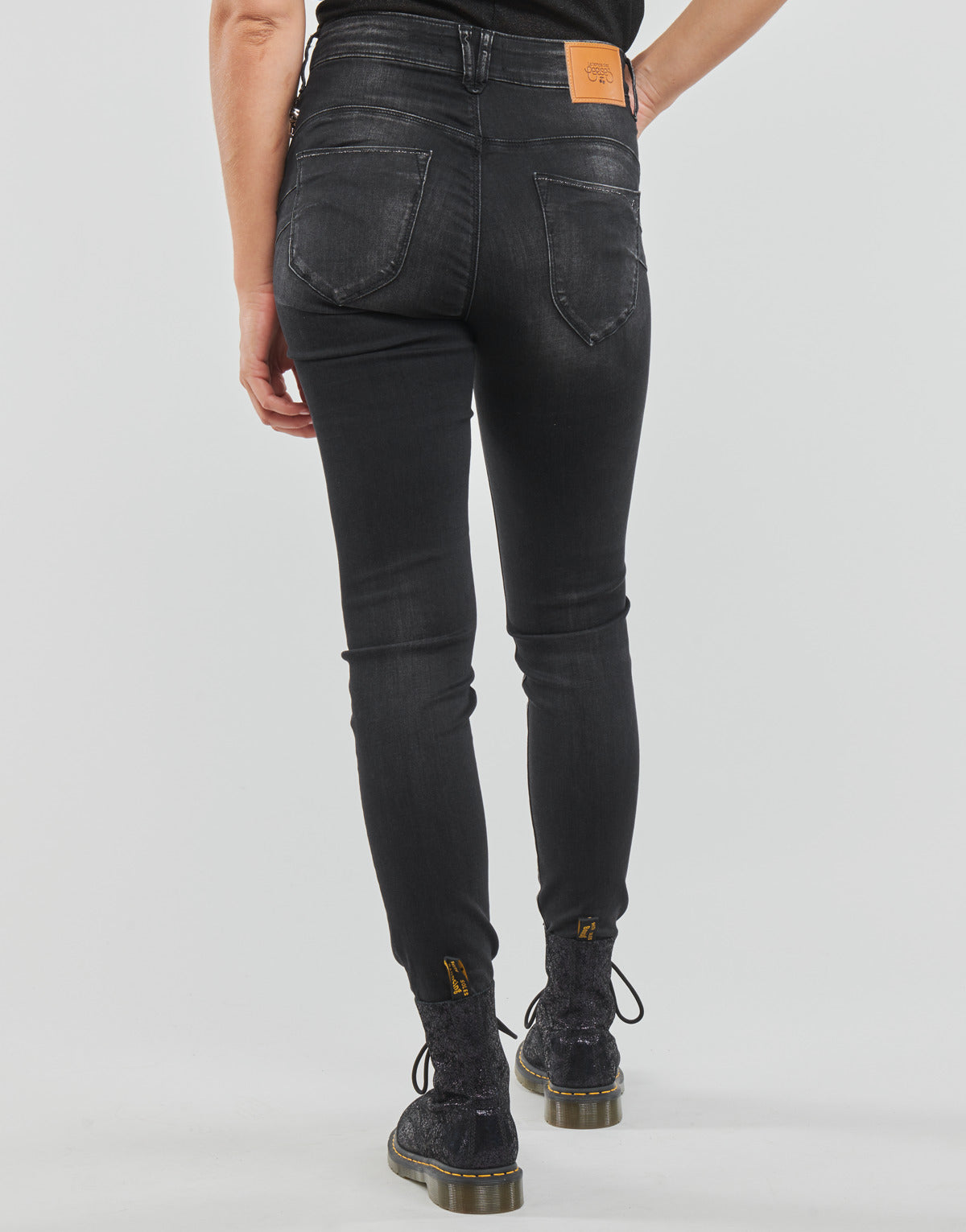 Jeans 3/4 & 7/8 Donna Le Temps des Cerises  PULP HIGH ACYA  Nero