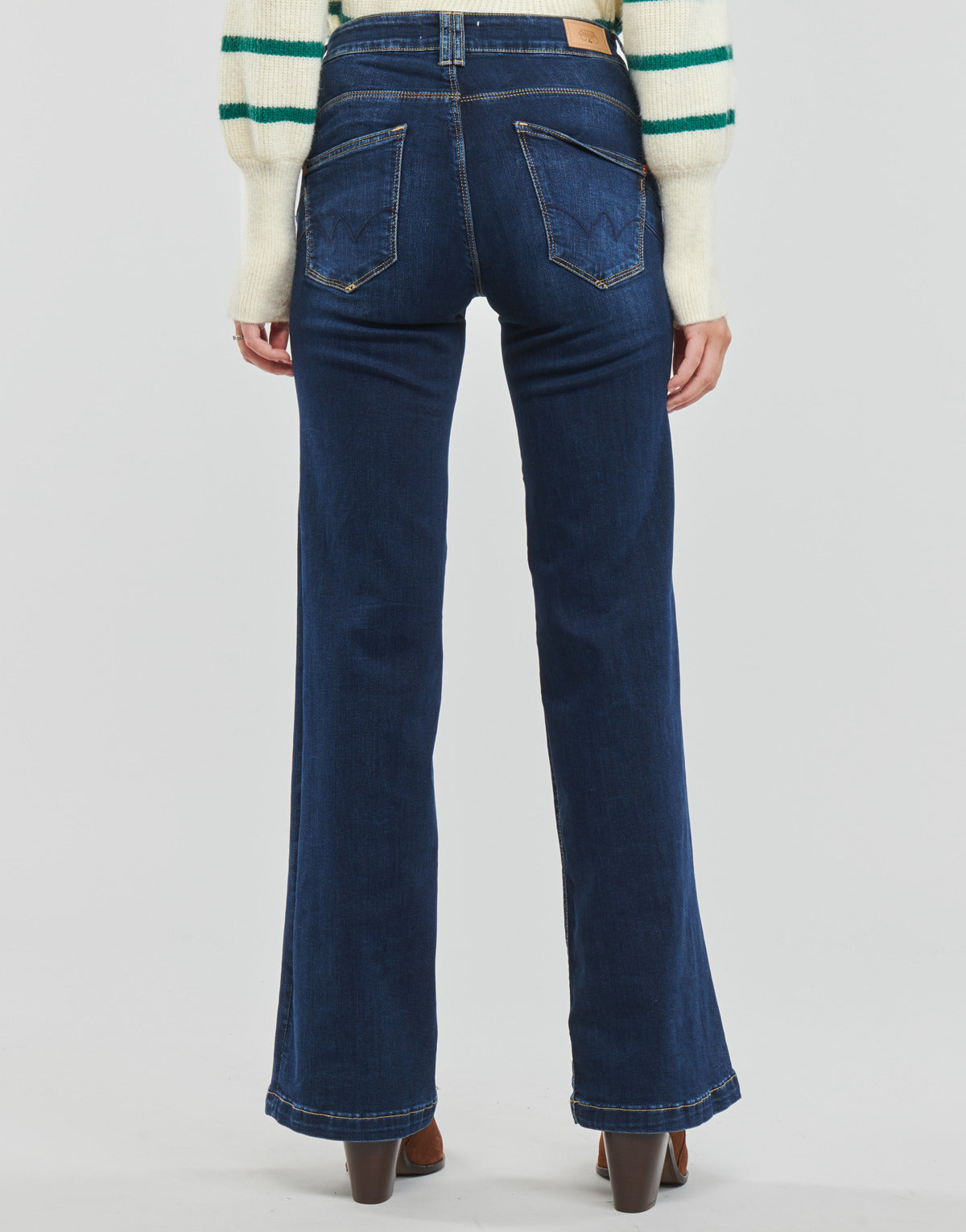 Jeans Flare Donna Le Temps des Cerises  PULP HIGH FLARE  Blu