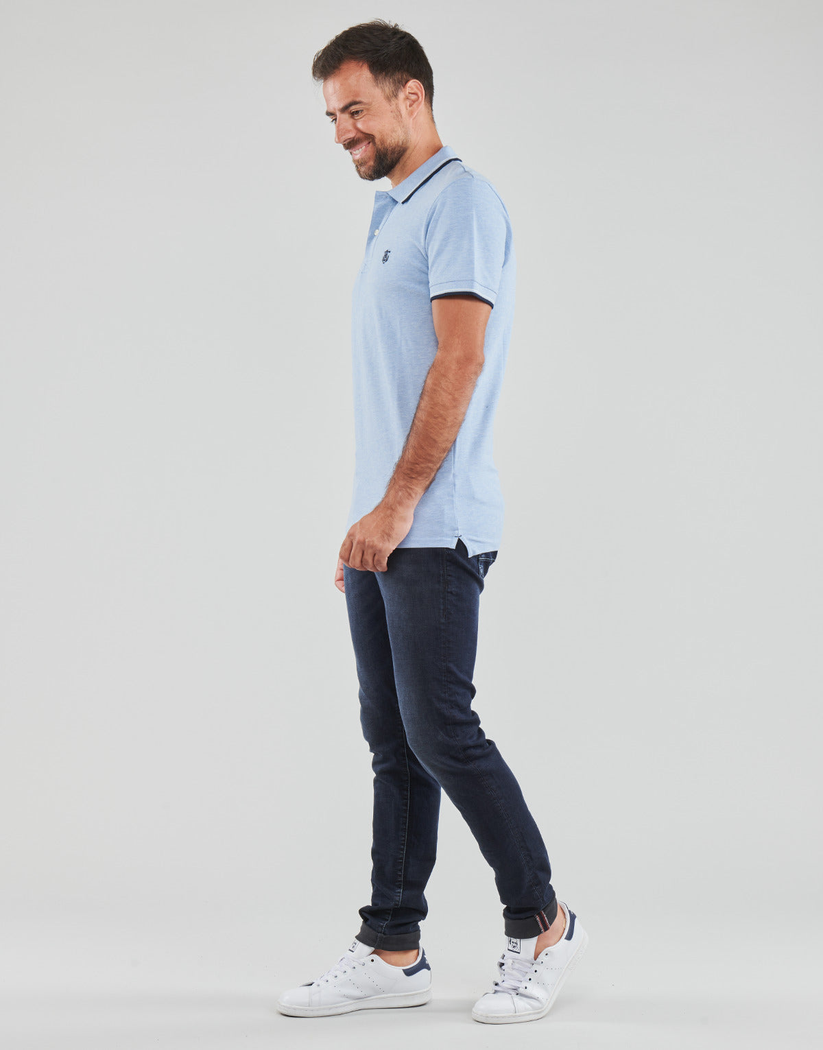 Jeans Slim Uomo Le Temps des Cerises 711 JOGG Blu