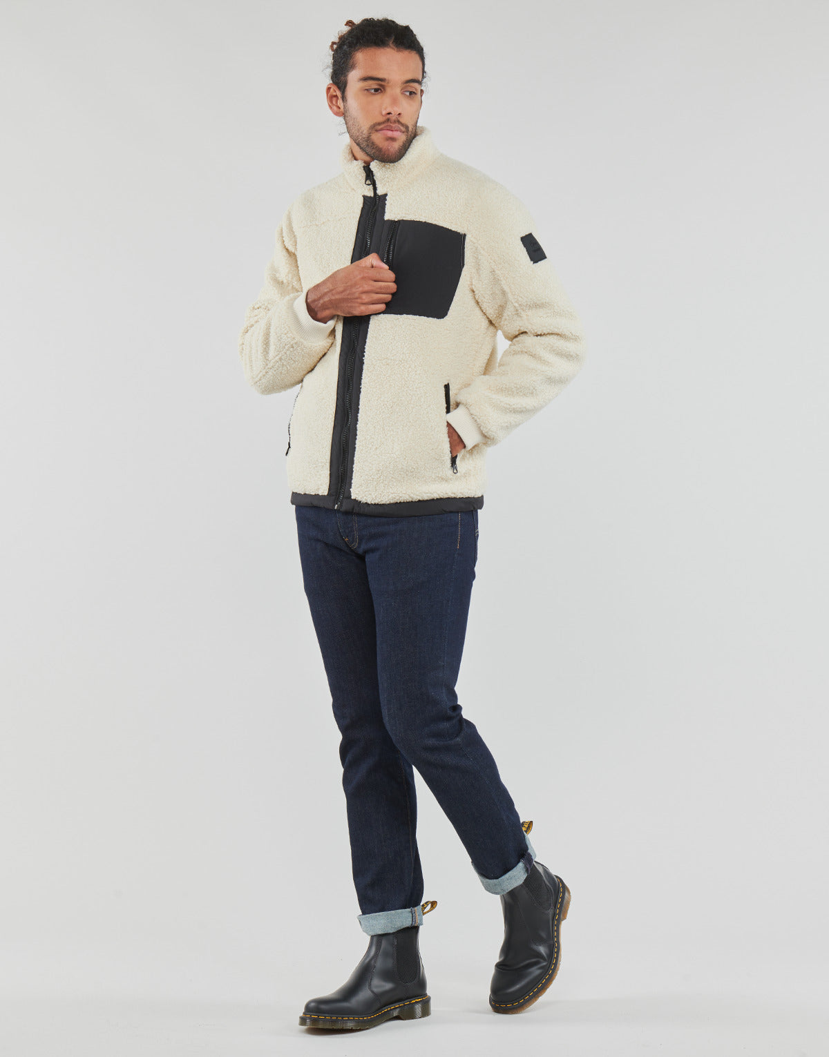 Felpa Uomo Petrol Industries  Men Jacket  Bianco