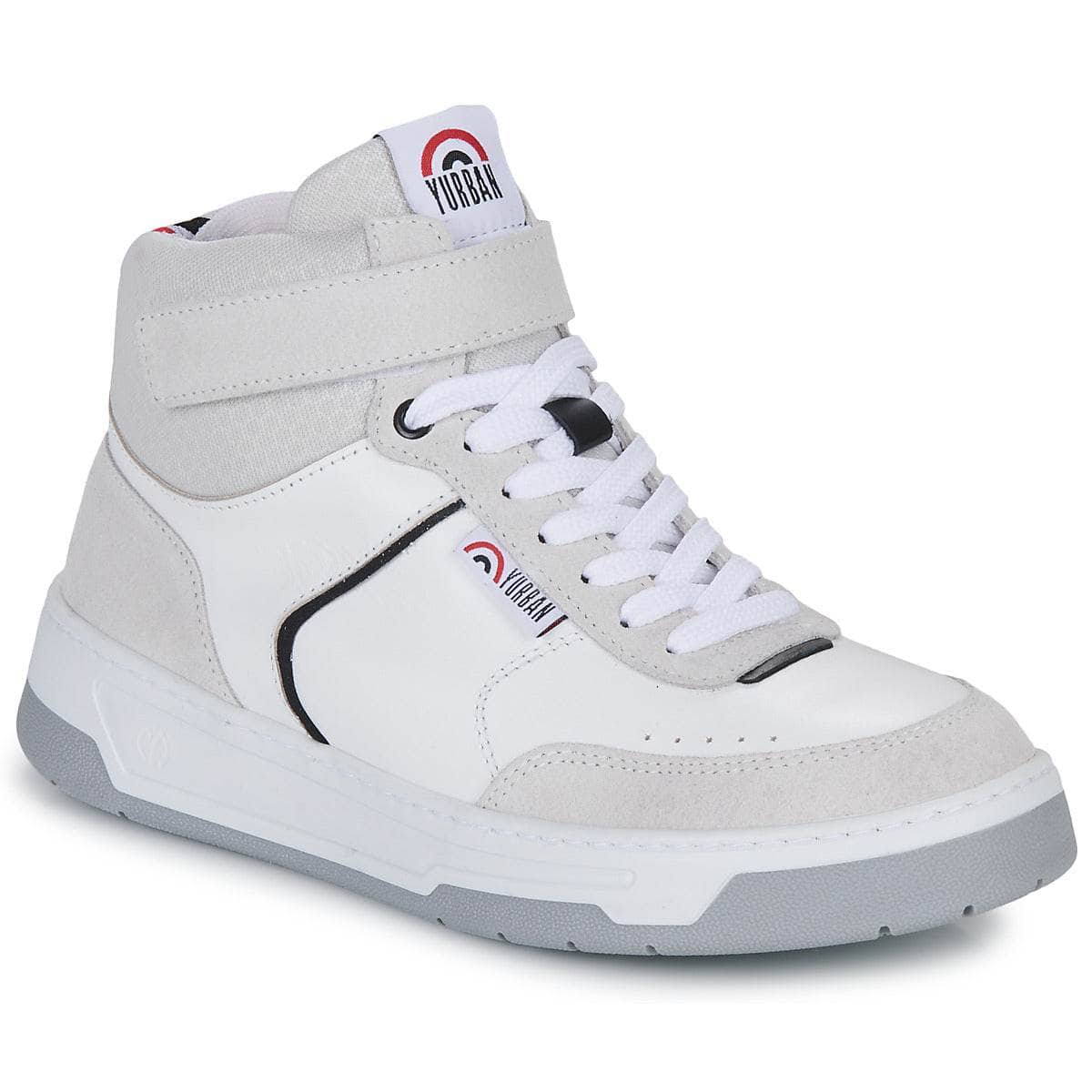 Sneakers alte Uomo Yurban BROOKLYN Bianco