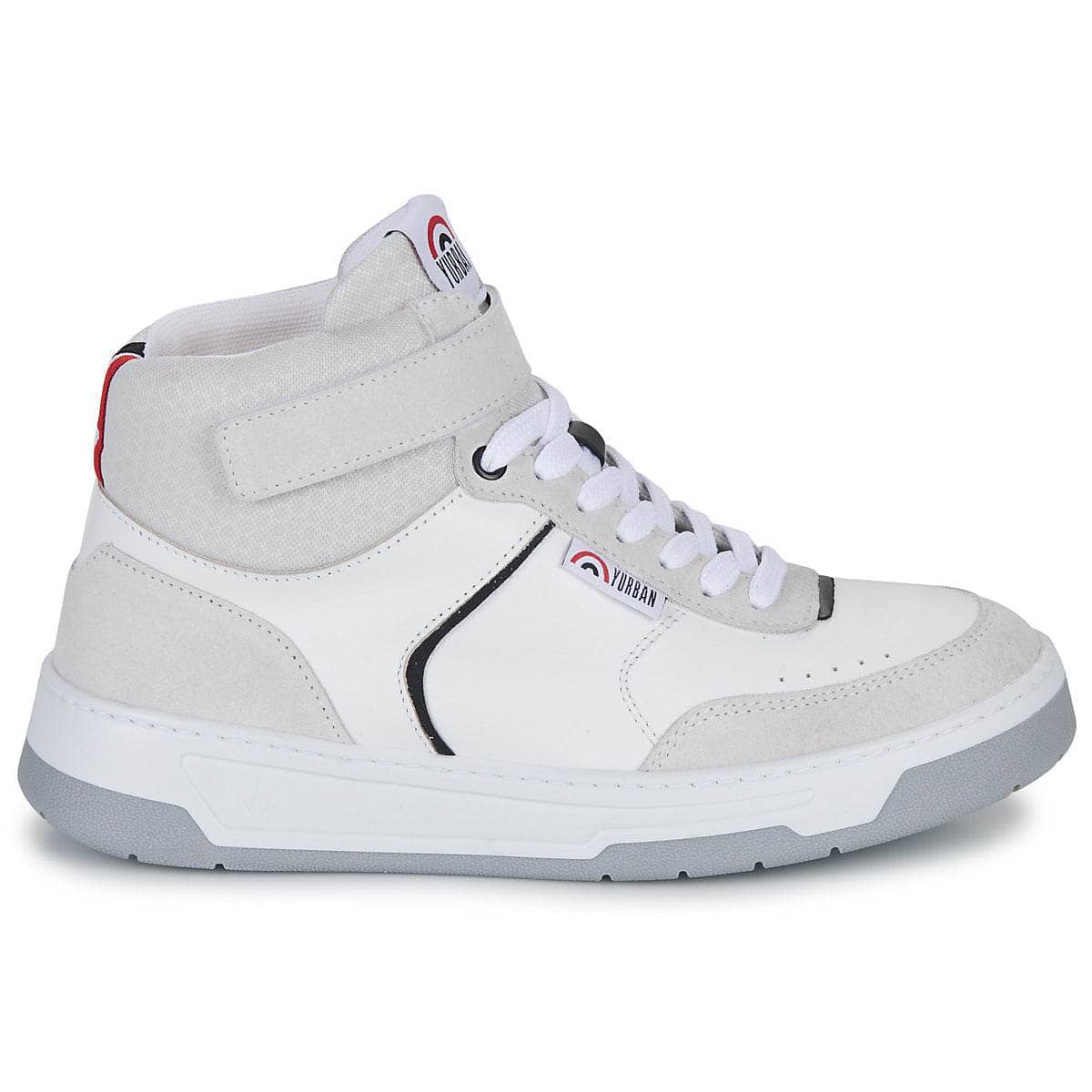 Sneakers alte Uomo Yurban BROOKLYN Bianco