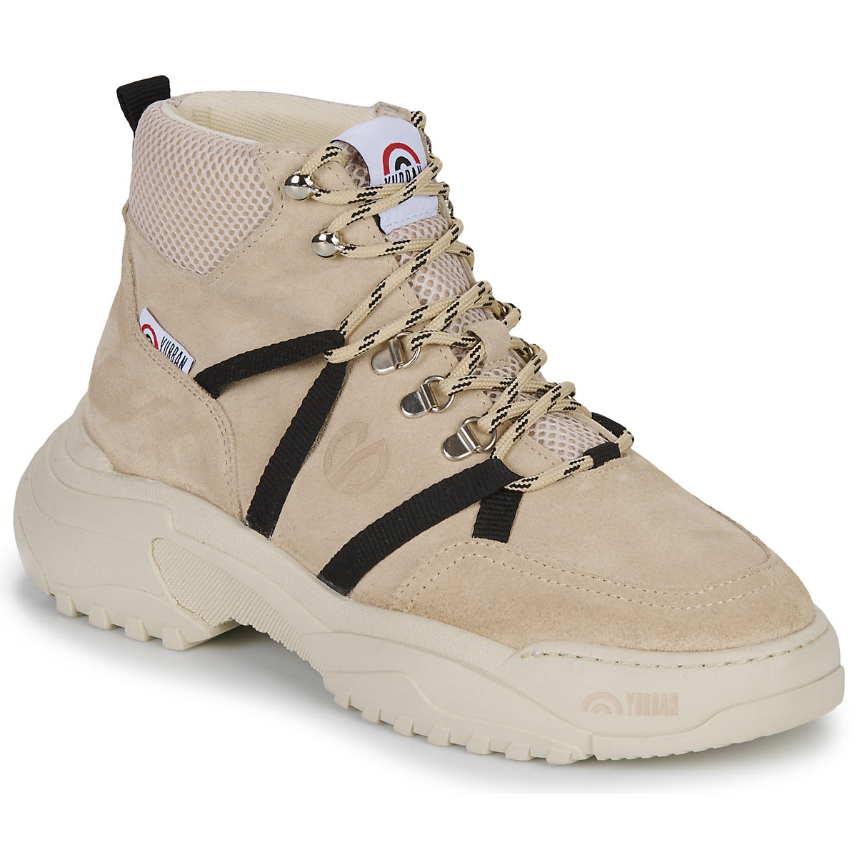 Sneakers alte Uomo Yurban  PALERMO  Beige