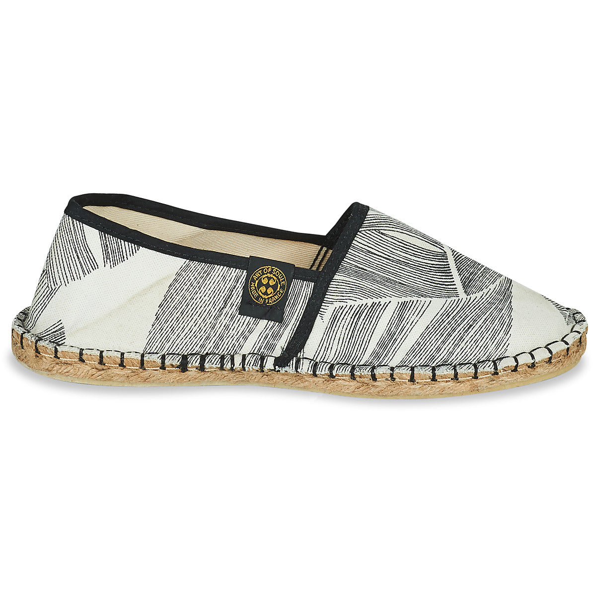 Scarpe Espadrillas Uomo Art of Soule PALMA-BLACK Nero
