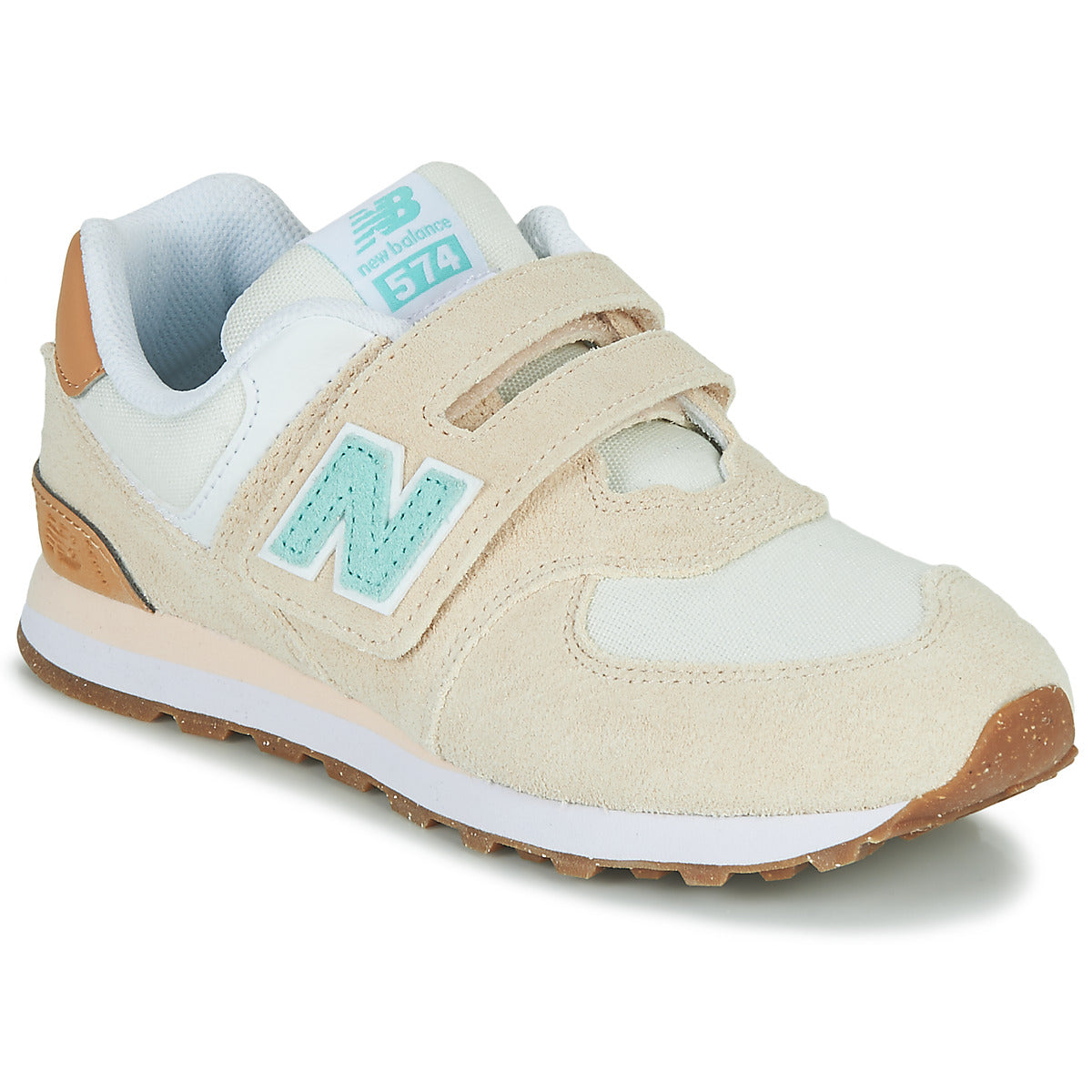 Scarpe bambini ragazza New Balance 574 Beige