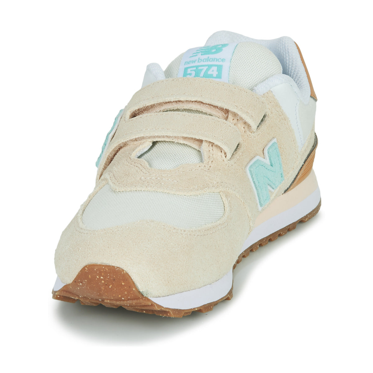 Scarpe bambini ragazza New Balance 574 Beige