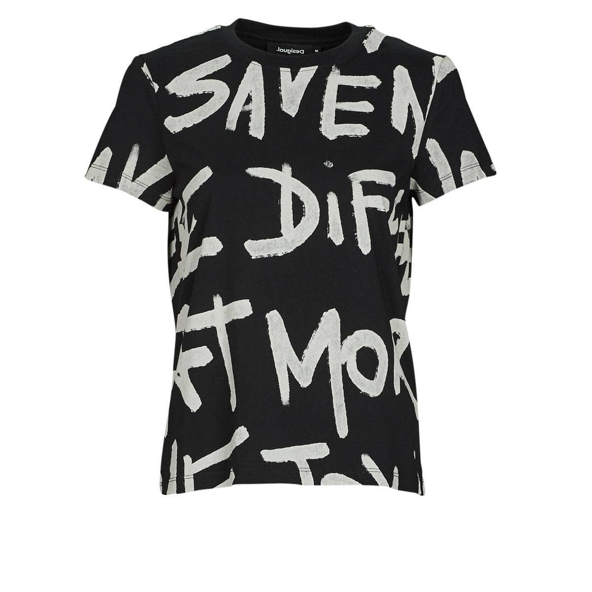 T-shirt Donna Desigual ENYA Nero