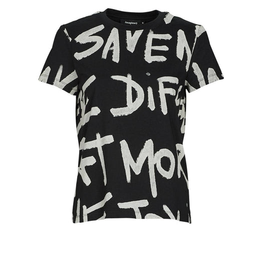 T-shirt Donna Desigual ENYA Nero