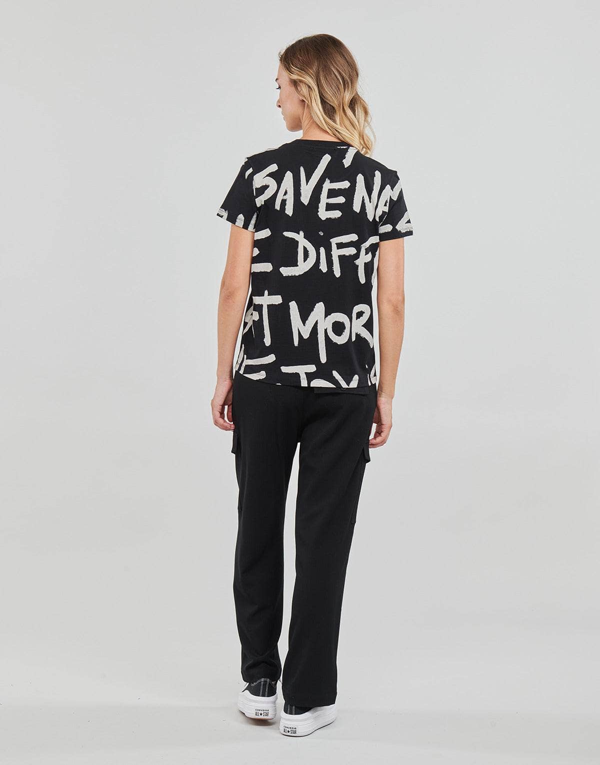 T-shirt Donna Desigual ENYA Nero