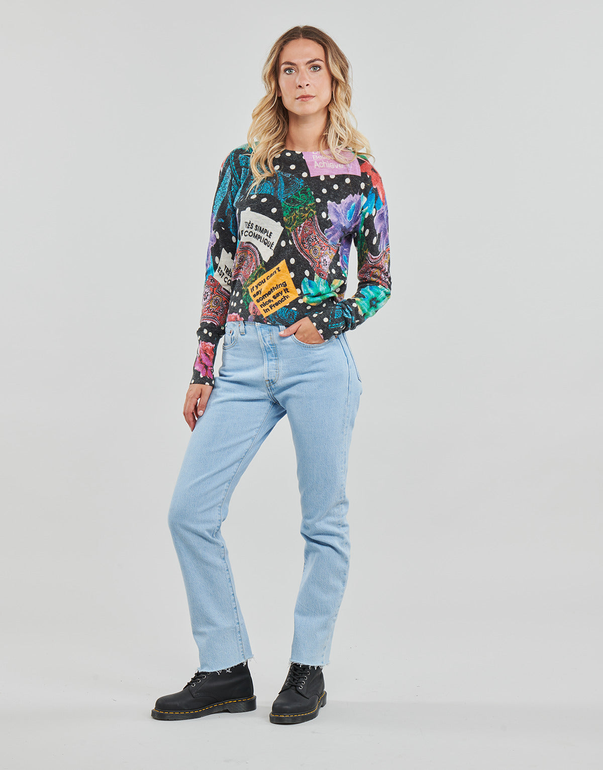 Maglione Donna Desigual SPICE Multicolore