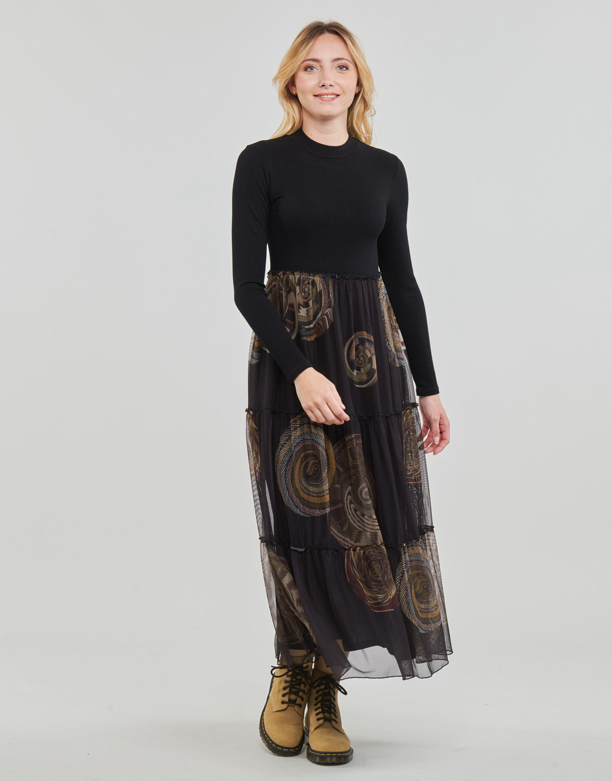 Abito lungo Donna Desigual  GLORIA  Nero