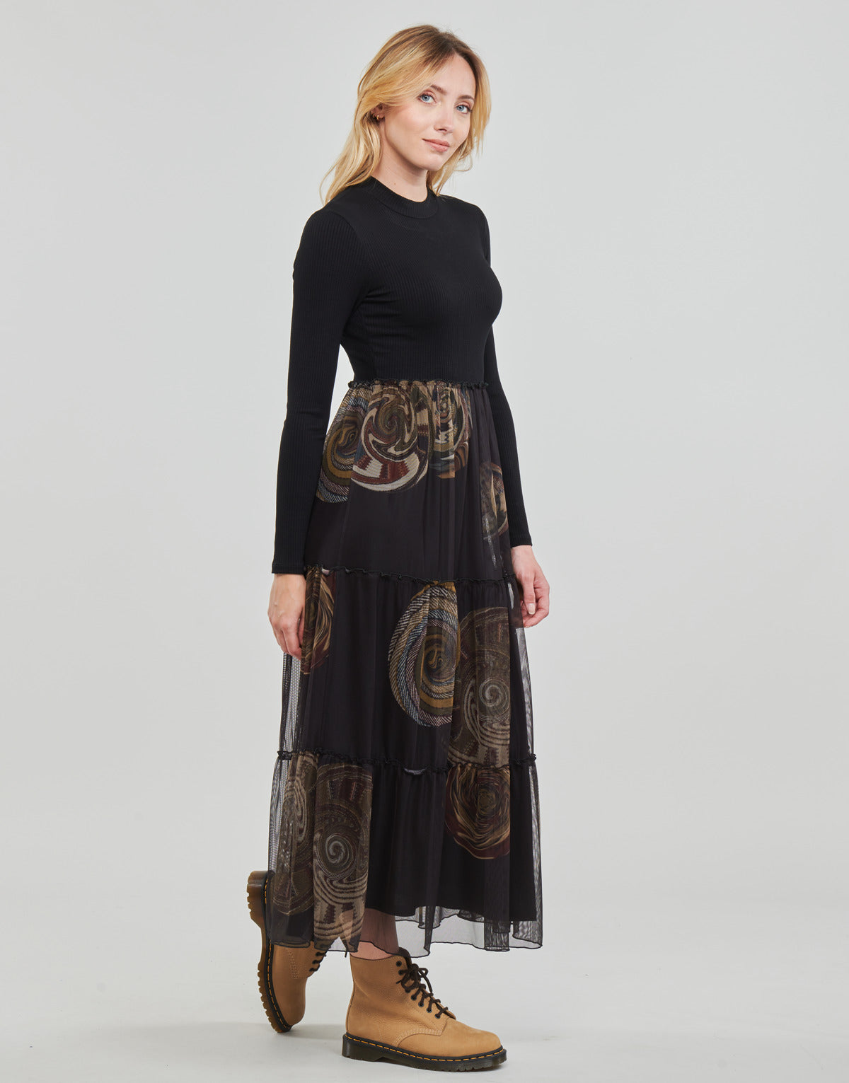 Abito lungo Donna Desigual  GLORIA  Nero