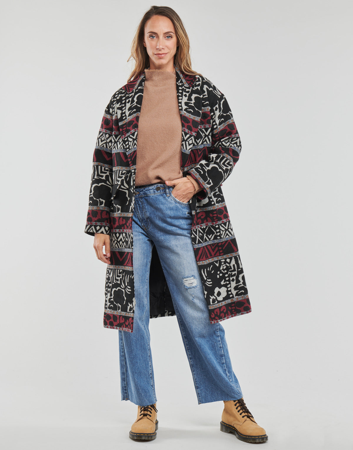 Mantella Donna Desigual  COAT_DEV  Multicolore