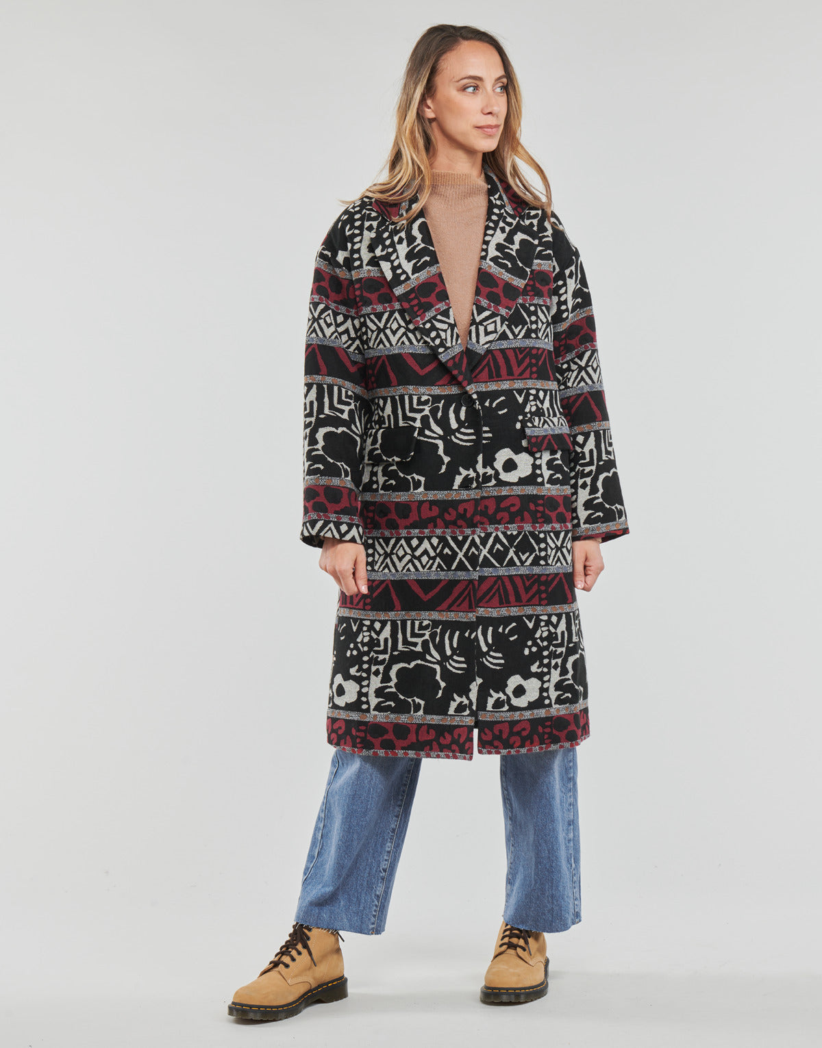 Mantella Donna Desigual  COAT_DEV  Multicolore