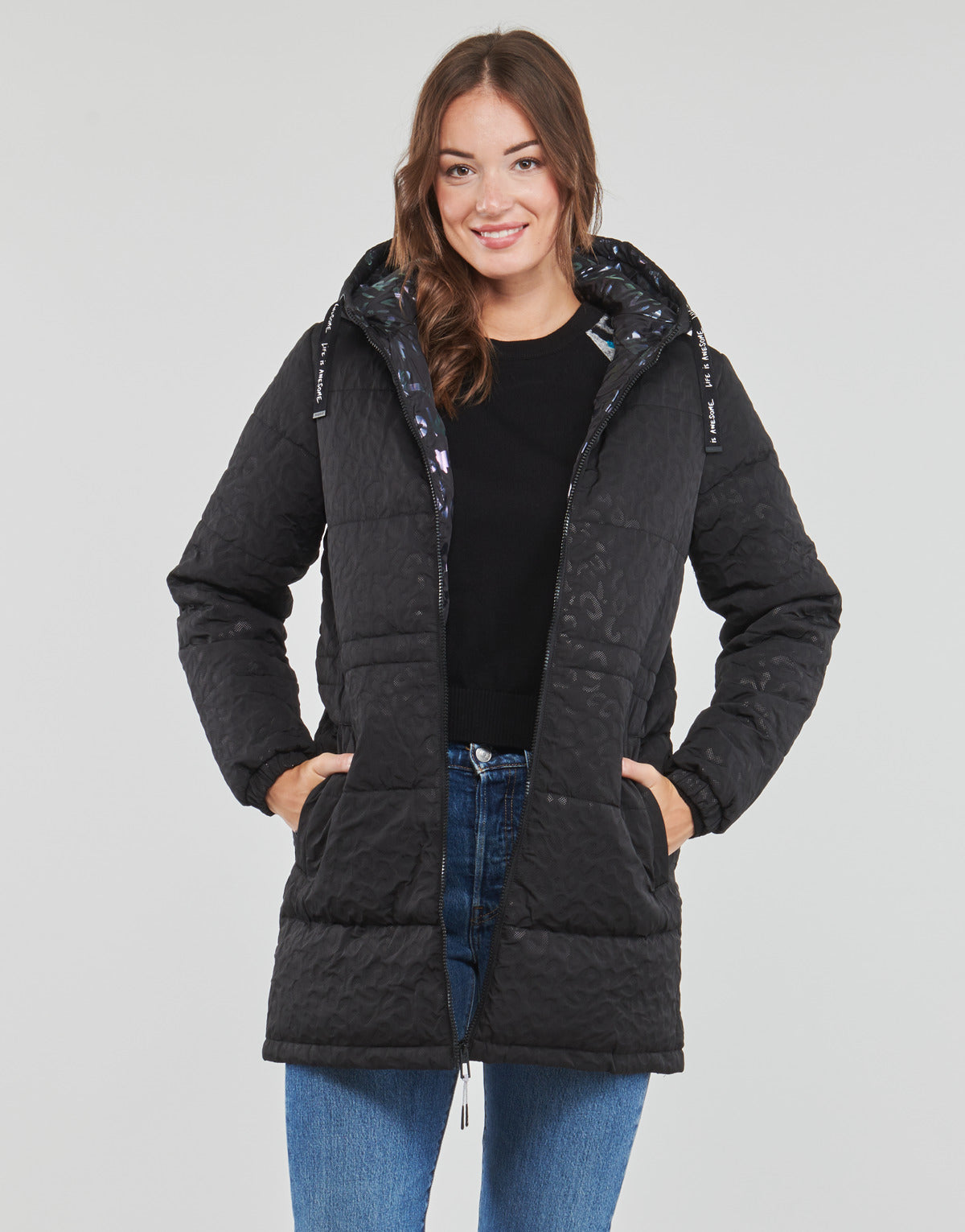 Piumino Donna Desigual KALMAR Nero