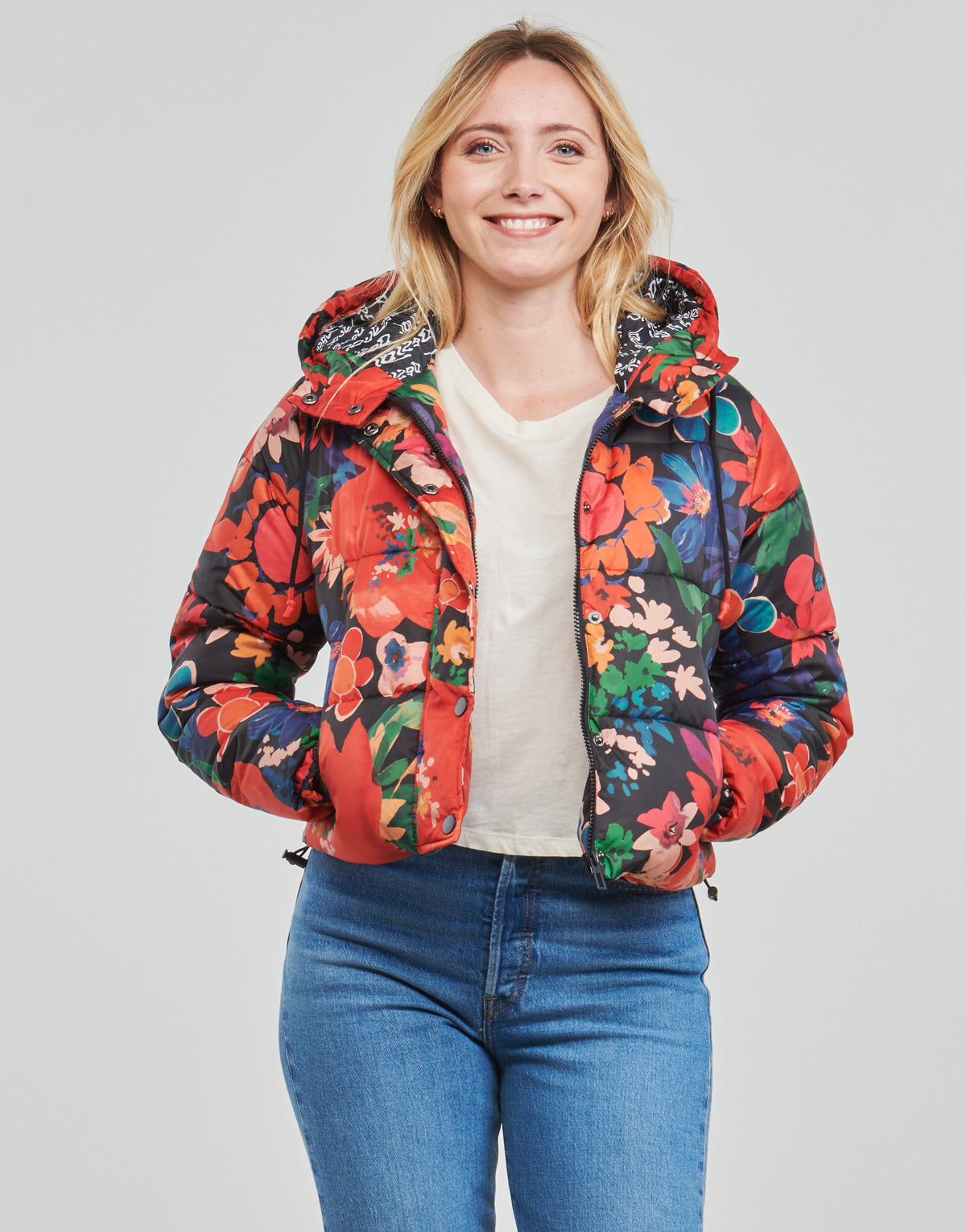 Piumino Donna Desigual  STAVANGER  Multicolore