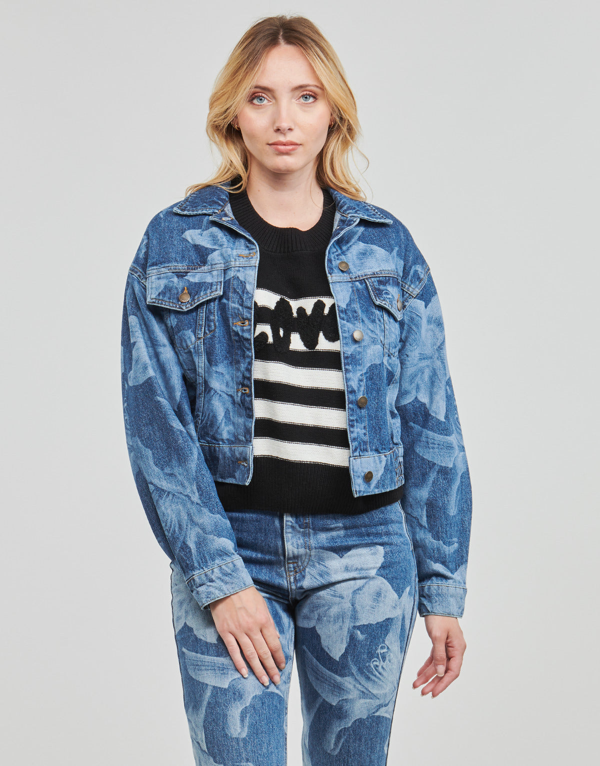 Giacca in jeans Donna Desigual OKLAHOMA Blu