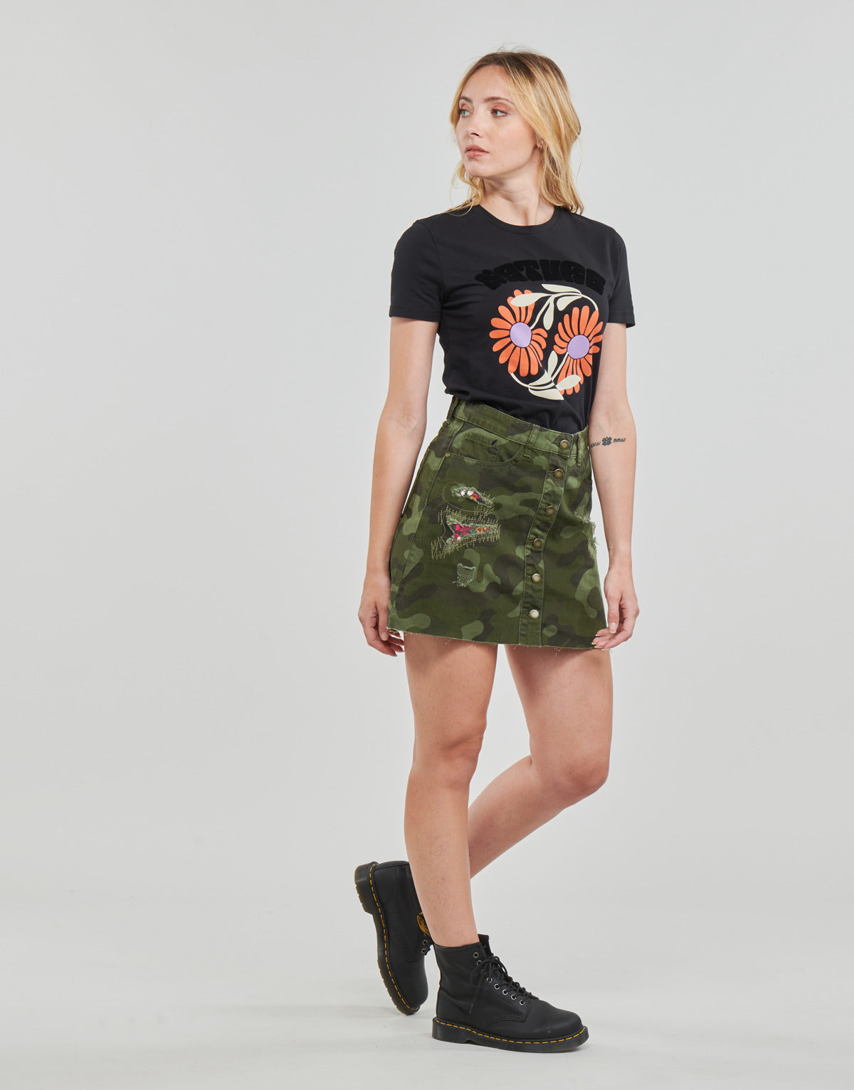 Gonna Donna Desigual DUNA Kaki