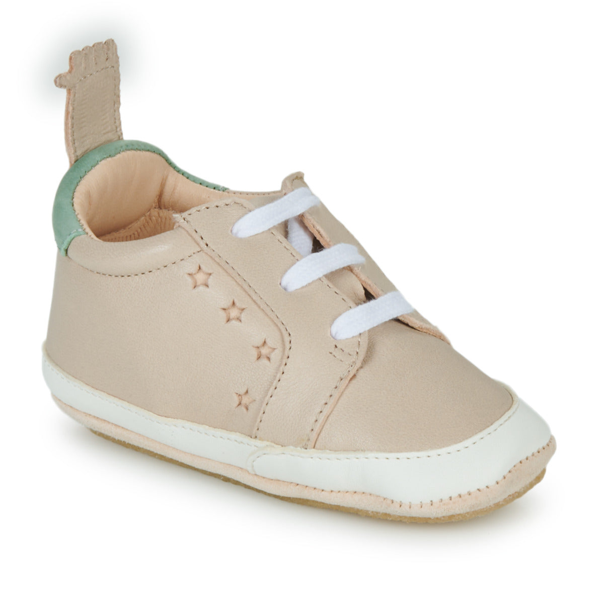 Ballerine bambina ragazza Easy Peasy  MY BLUBLU BASKET LACET  Beige