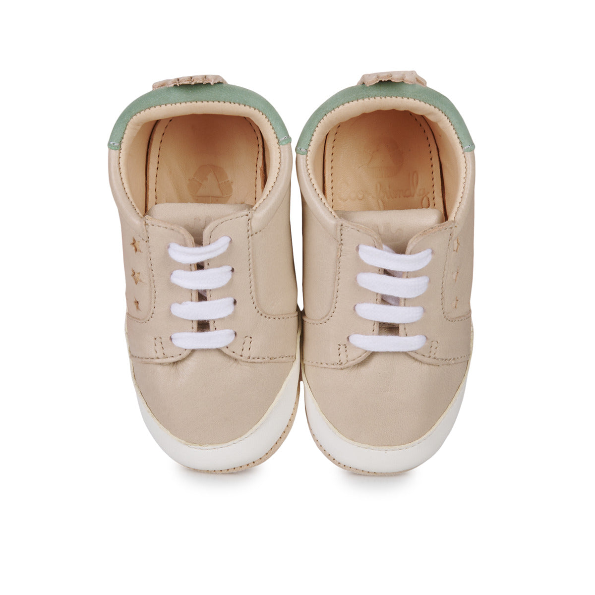 Ballerine bambina ragazza Easy Peasy MY BLUBLU BASKET LACET Beige