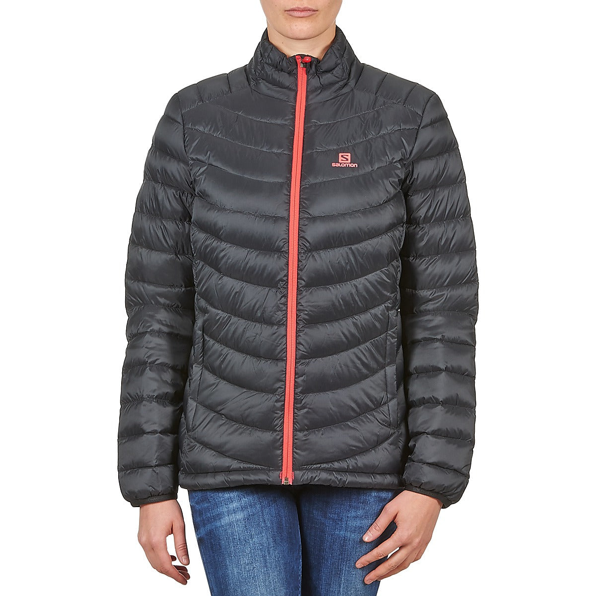 Piumino Donna Salomon Jacket HALO DOWN JACKET W BLACK Nero