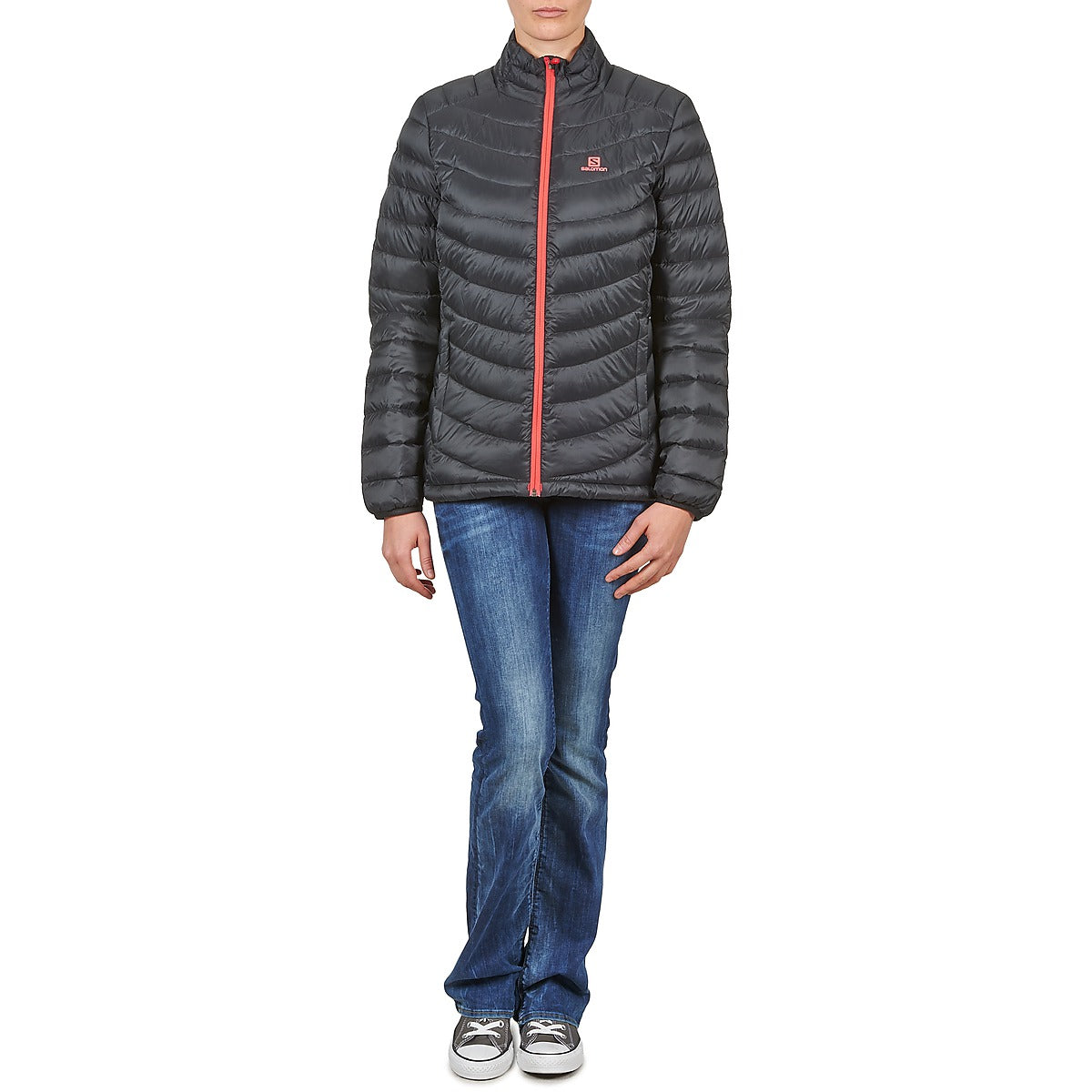 Piumino Donna Salomon Jacket HALO DOWN JACKET W BLACK Nero