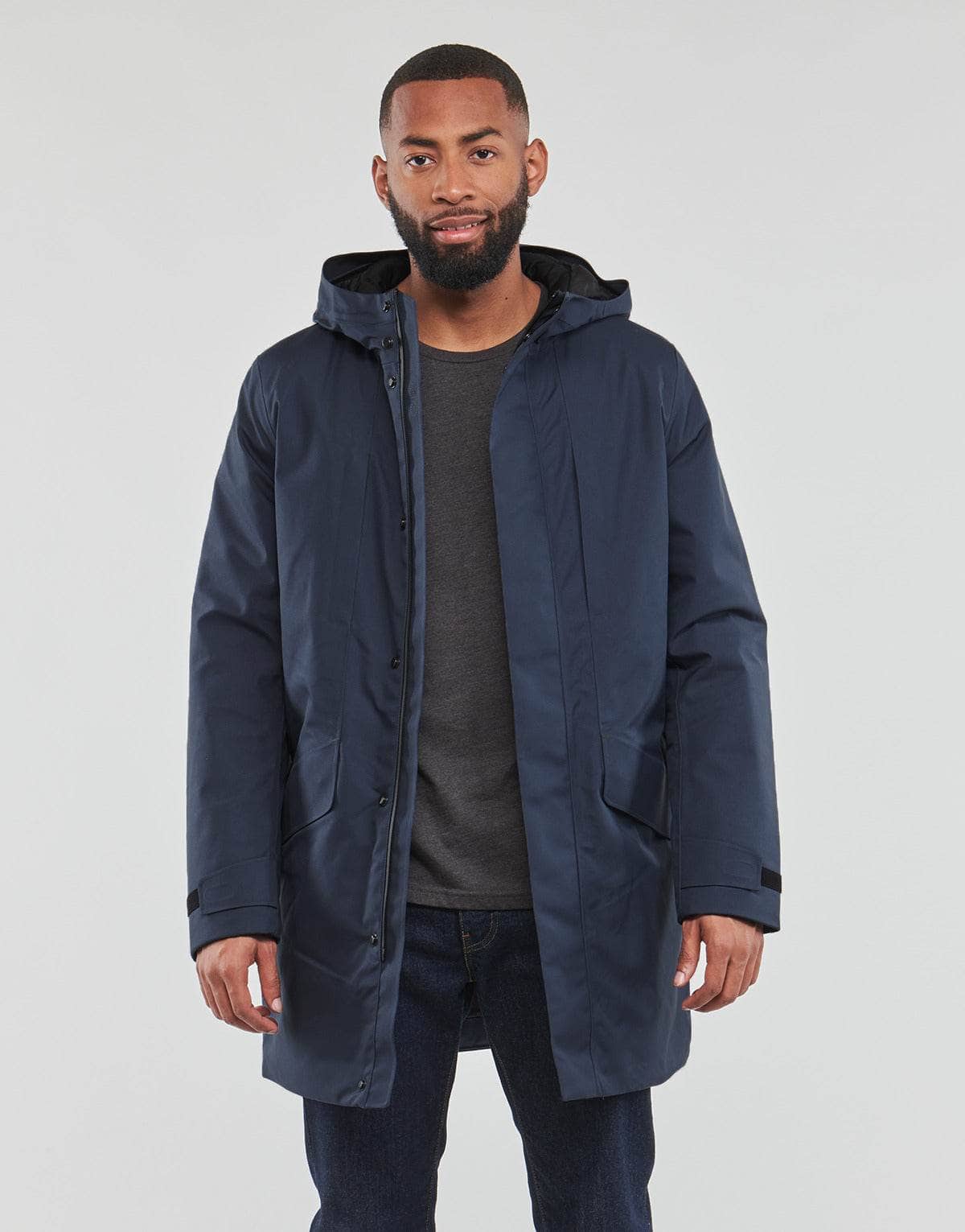 Parka Uomo Geox M CLINTFORD LONG PAR Marine