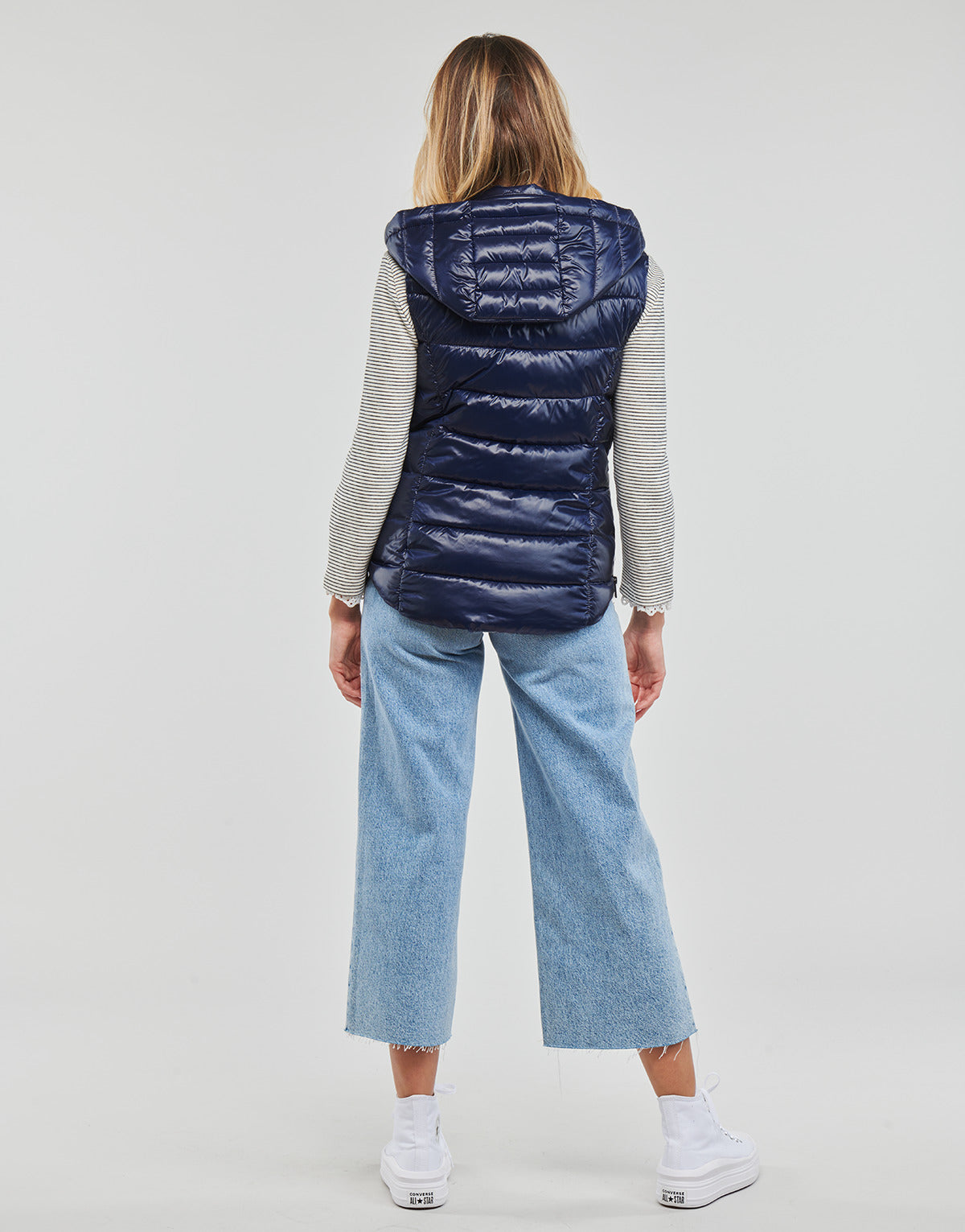 Piumino Donna Esprit RCS Tape Vest Marine