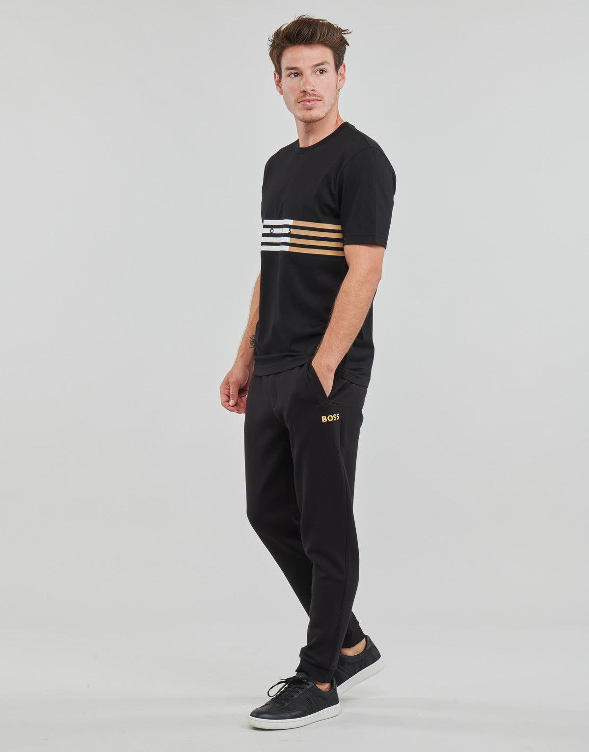 Pantaloni Sportivi Uomo BOSS Hadiko 1 Nero