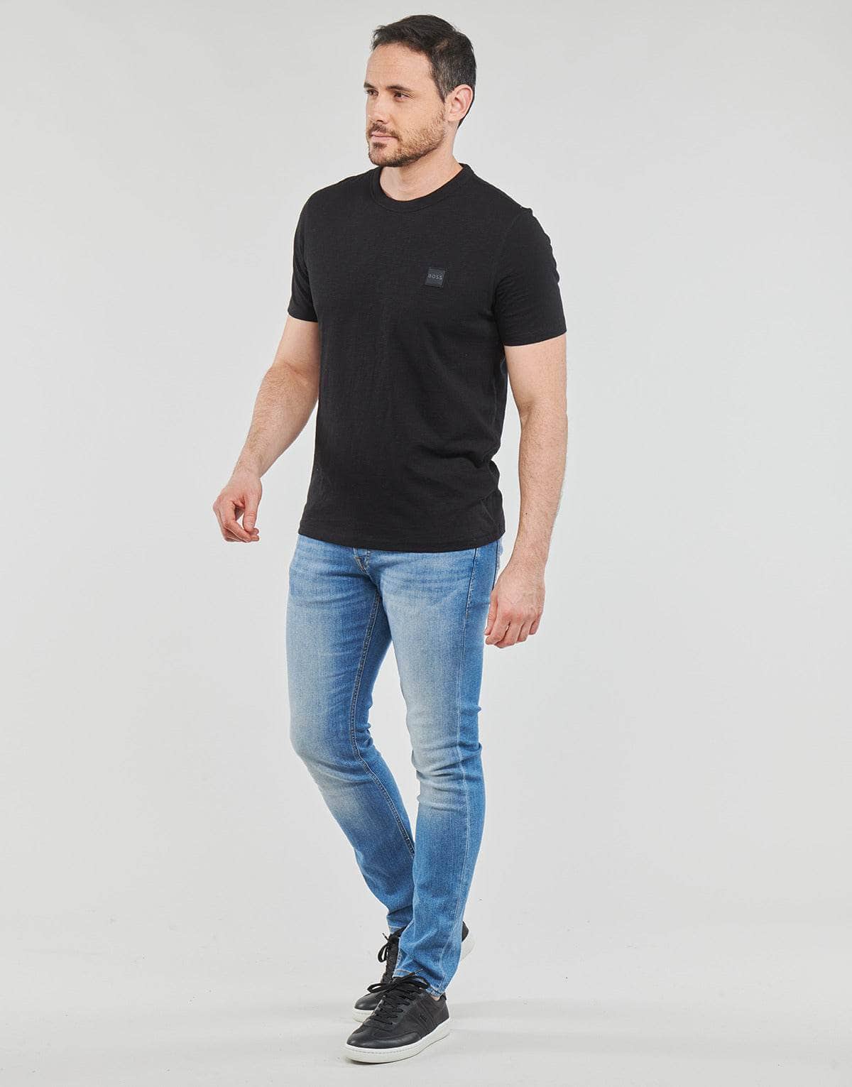 T-shirt Uomo BOSS Tegood Nero