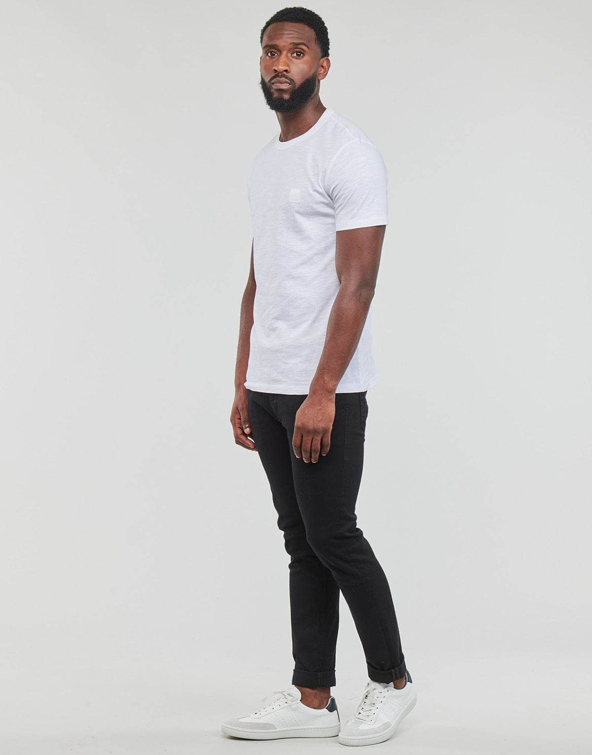 T-shirt Uomo BOSS Tegood Bianco