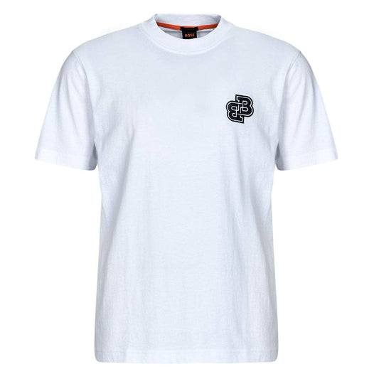 T-shirt Uomo BOSS Tevarsity Bianco