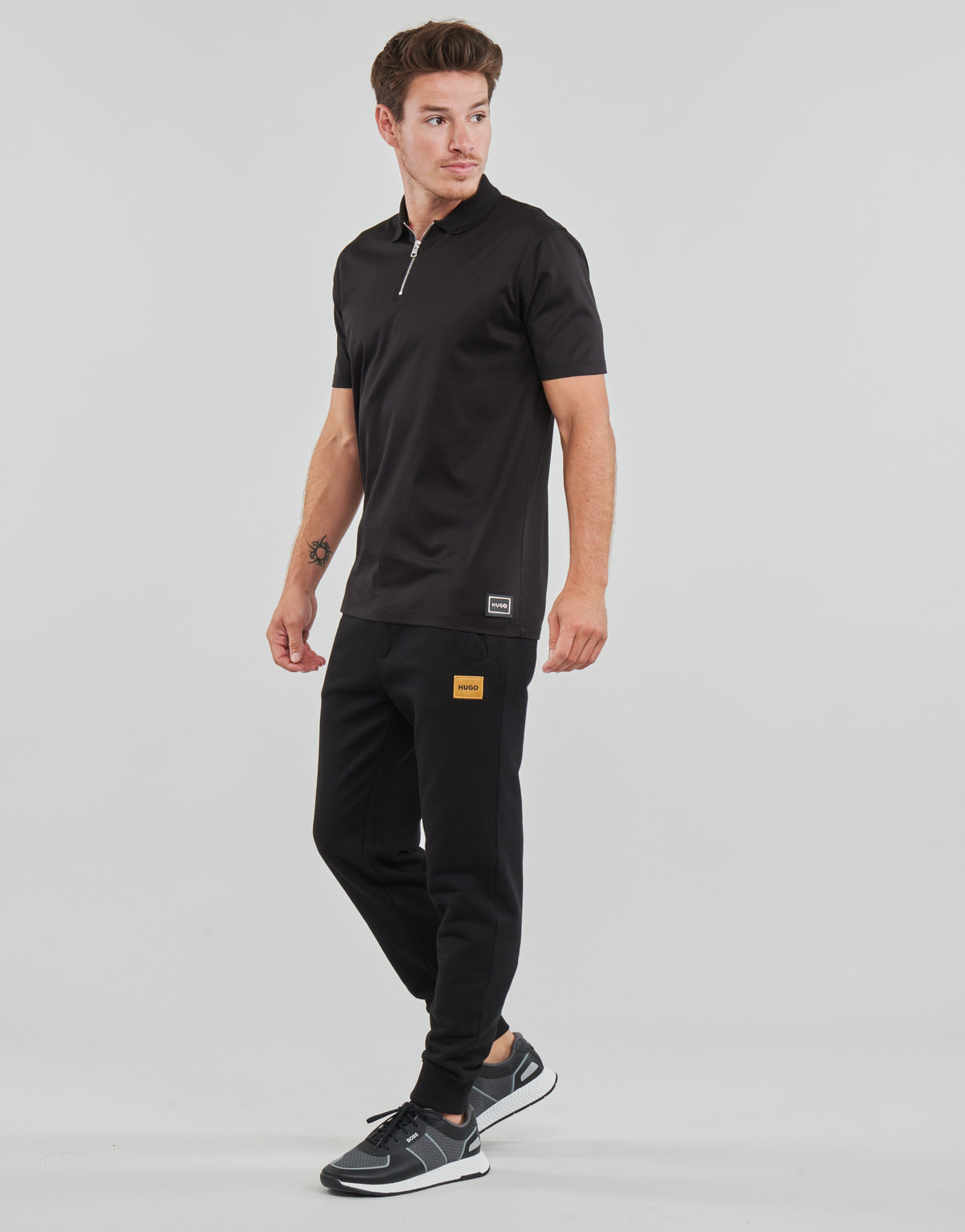 Polo Uomo HUGO Dozelot Nero